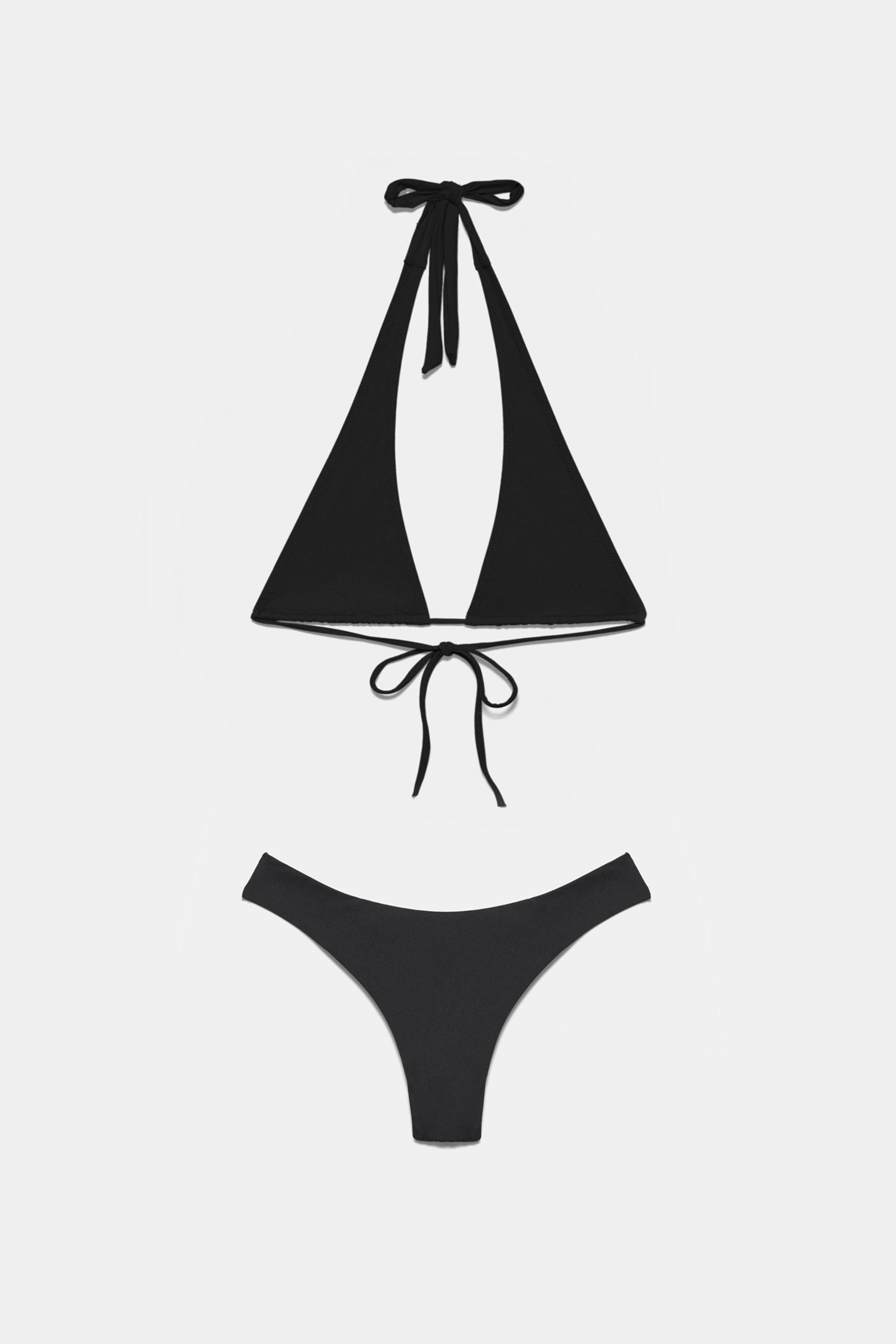 Multi-way bikini top — Black