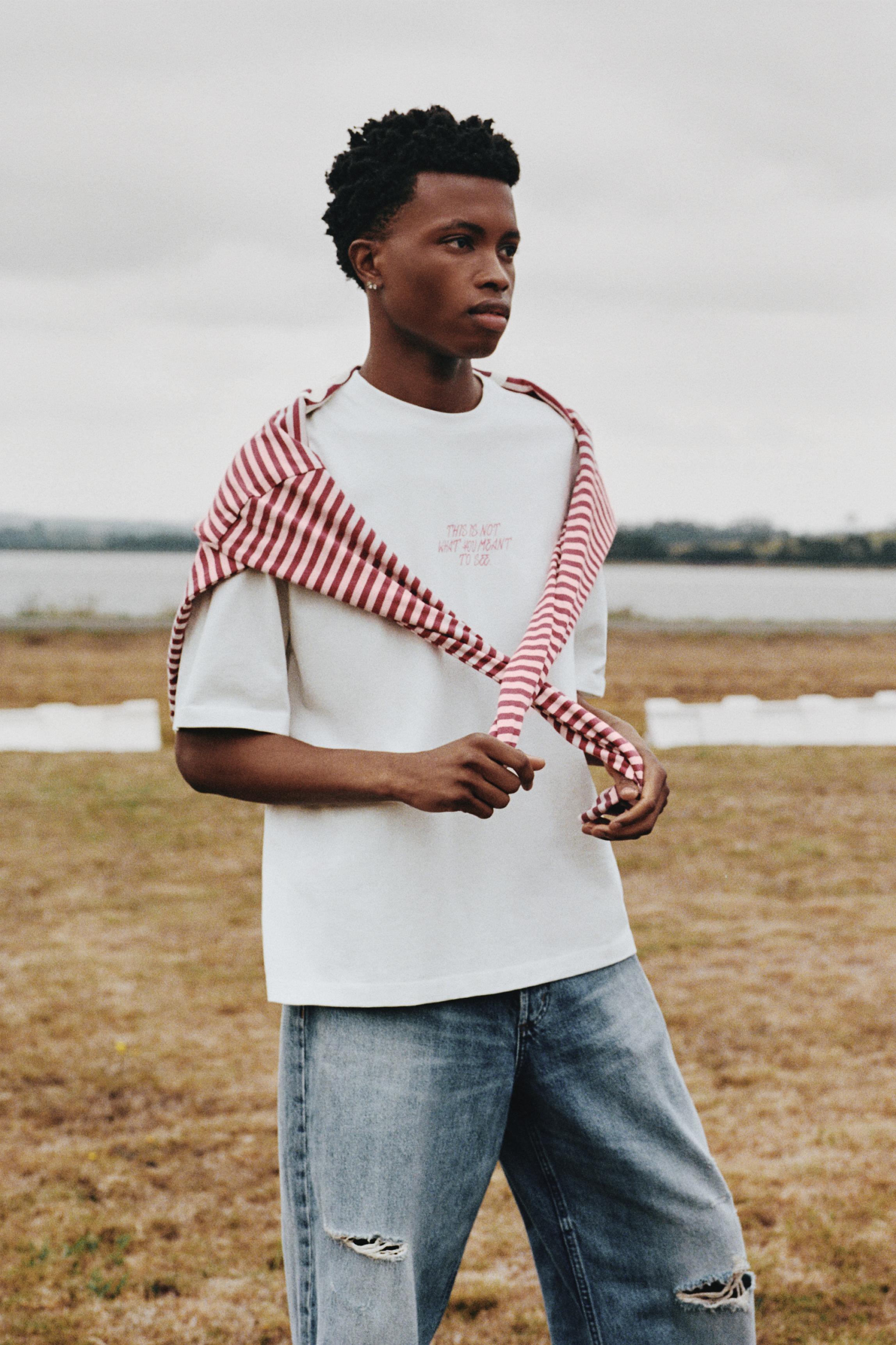 STWD graphic boxy T-shirt — White