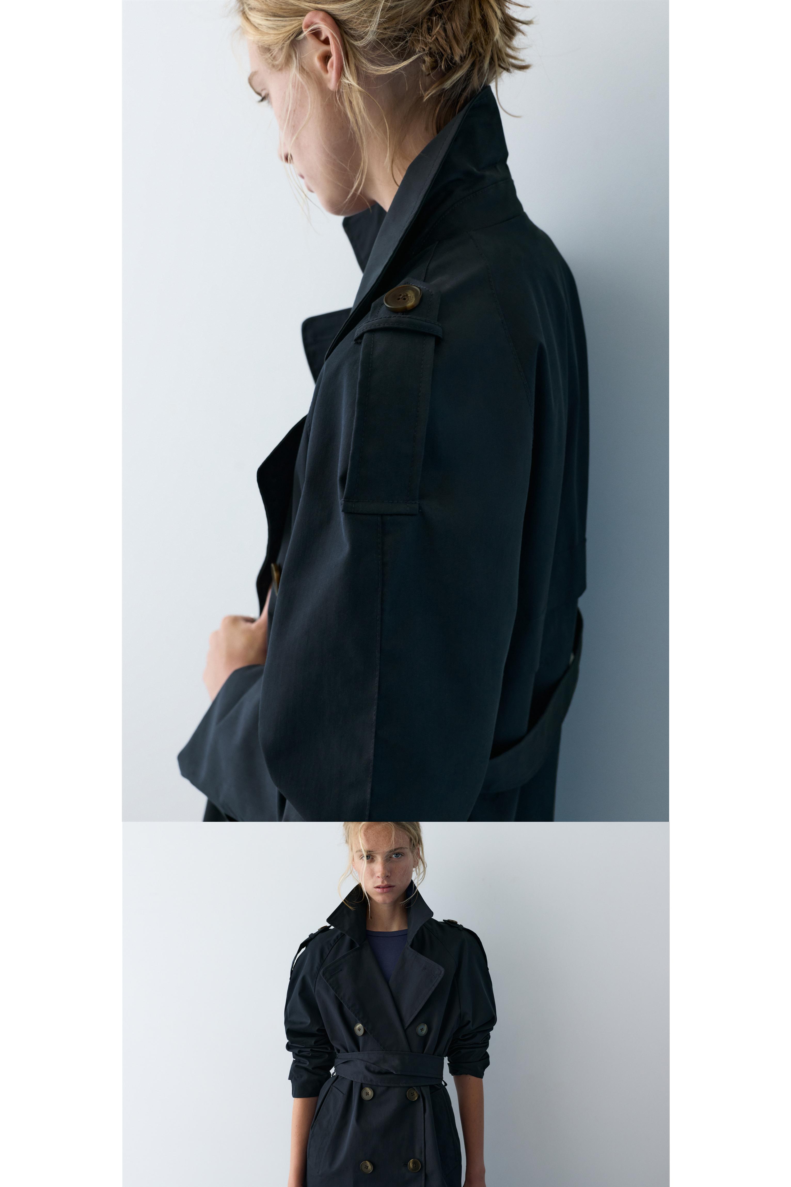 Kemerli uzun trençkot - Görsel 76