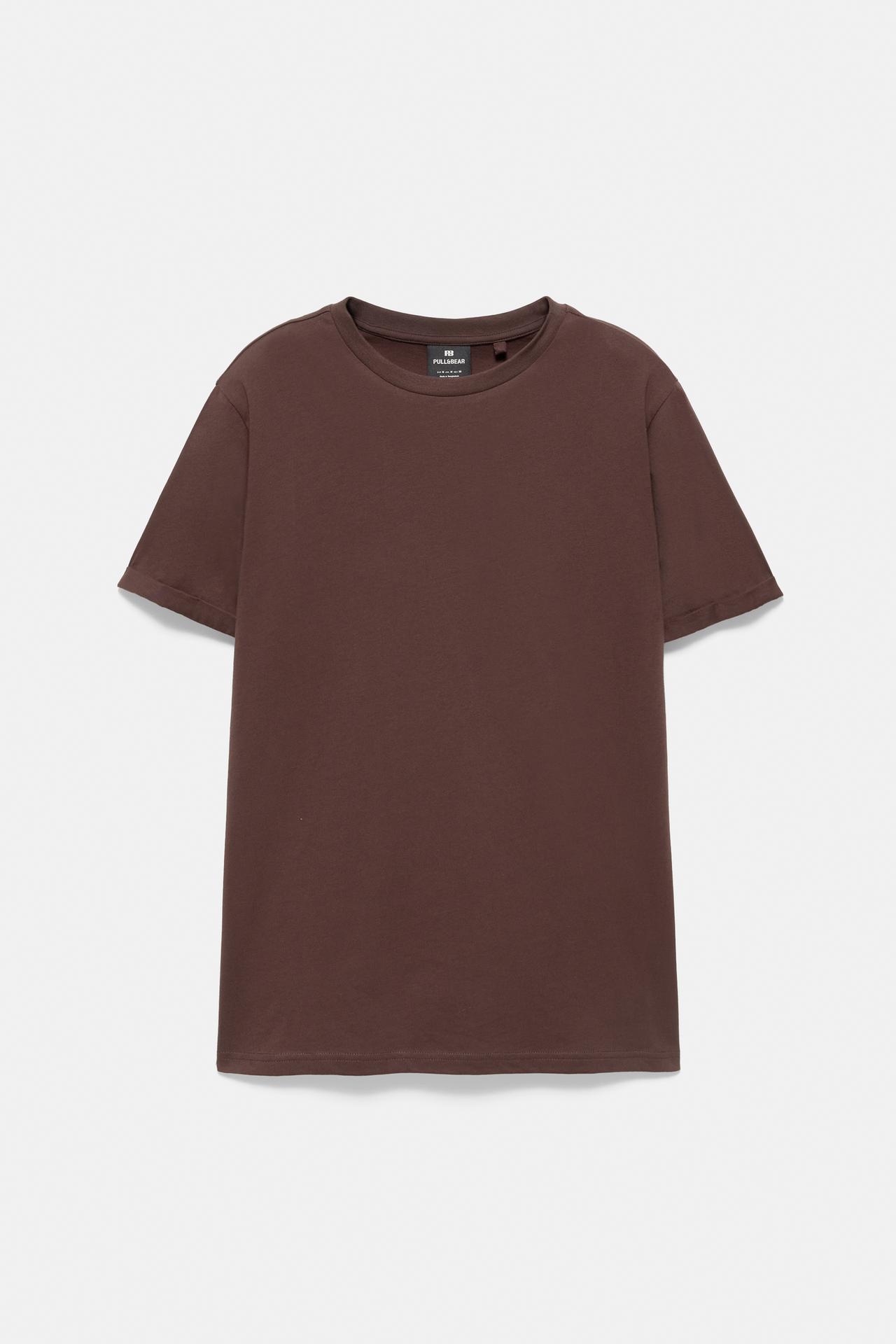 Muscle fit T-shirt — Brown