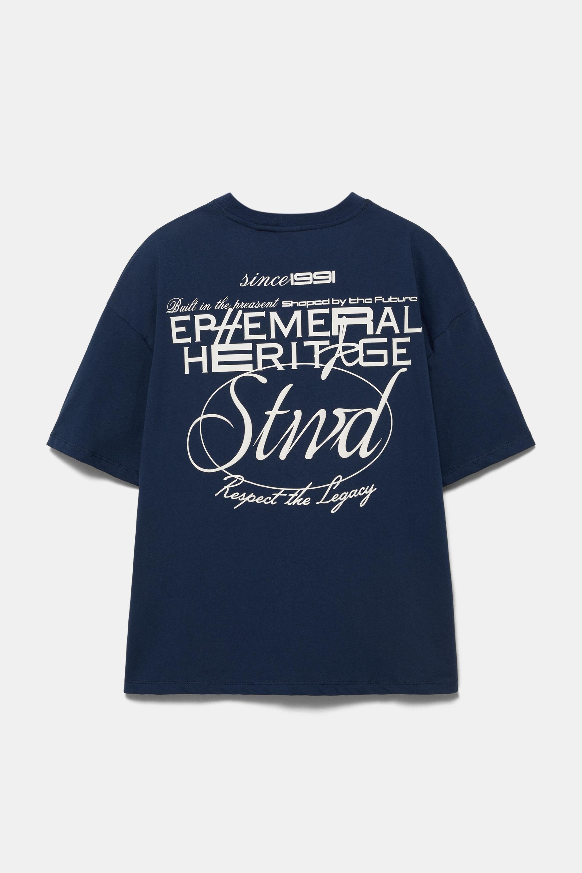 Mavi STWD grafik tişört - Görsel 5