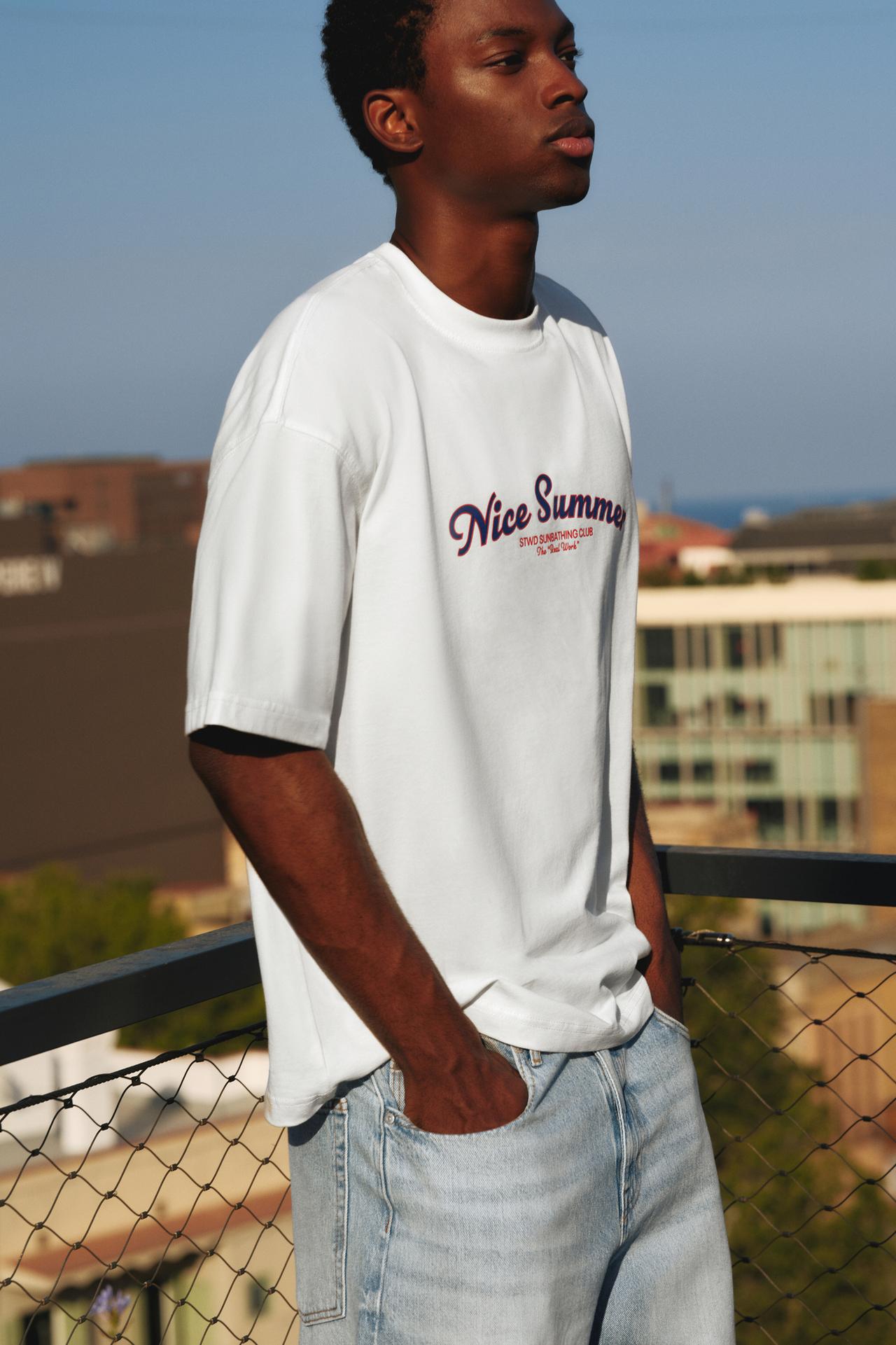 STWD Nice Summer T-shirt — Off white