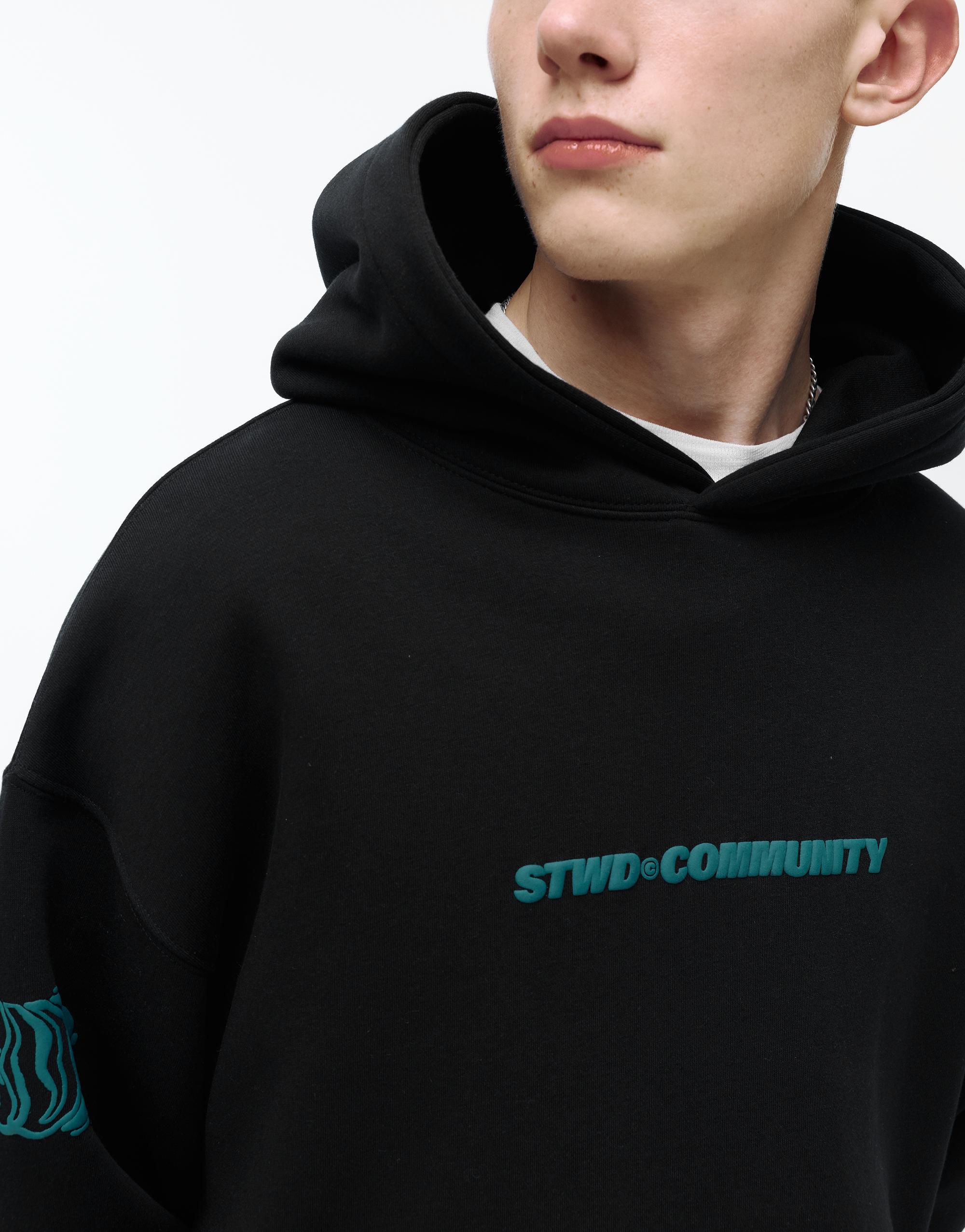 STWD Community hoodie — Black
