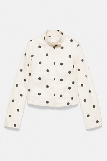 Fitted polka dot jacket — Ecru 7