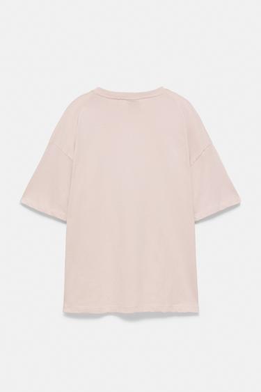 Relaxed fit bicycle embroidery T-shirt — Pale lilac 7
