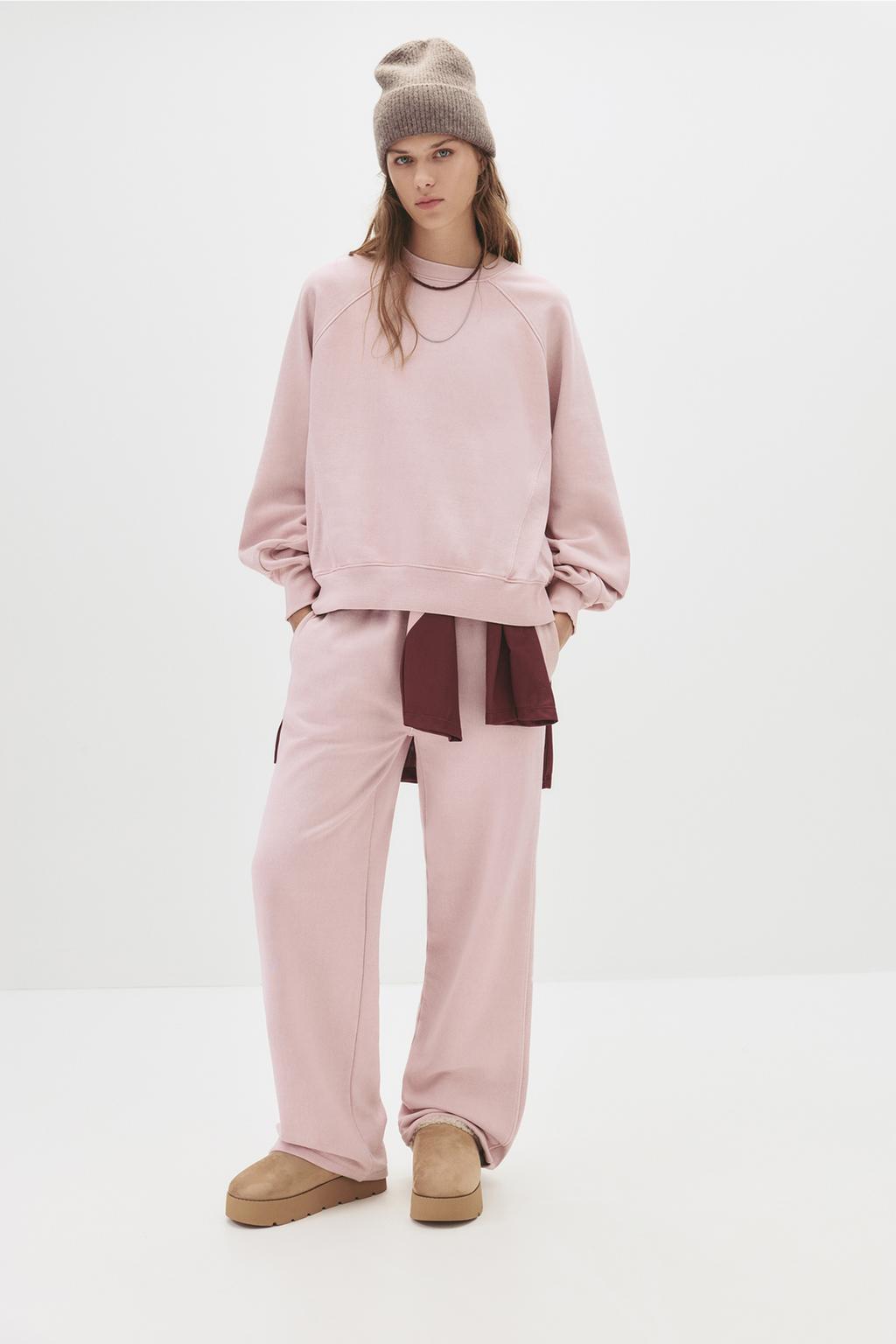 Wide-leg sweatpants pull&bear - Main Image