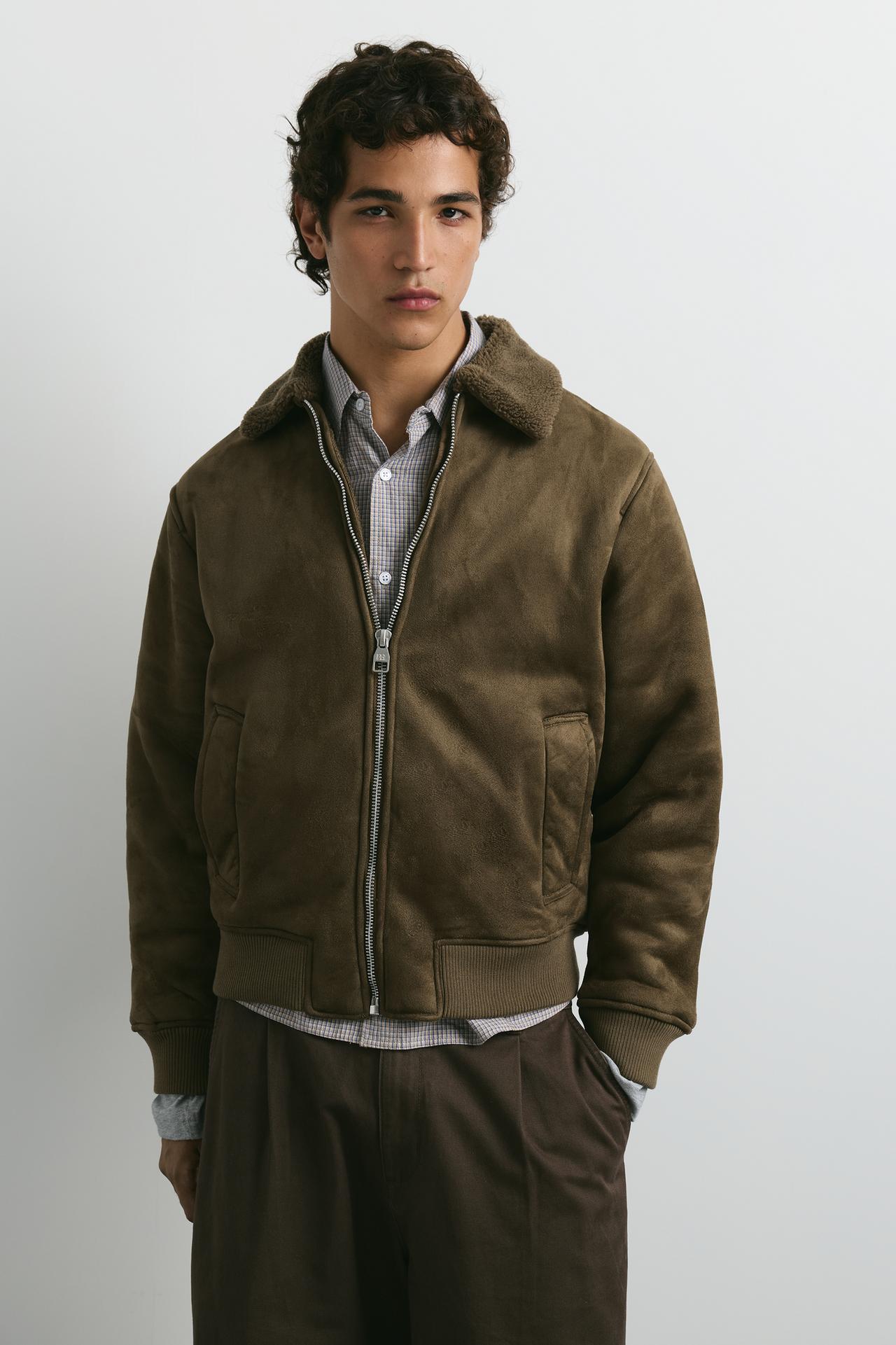 Combined double-faced jacket — Caramel