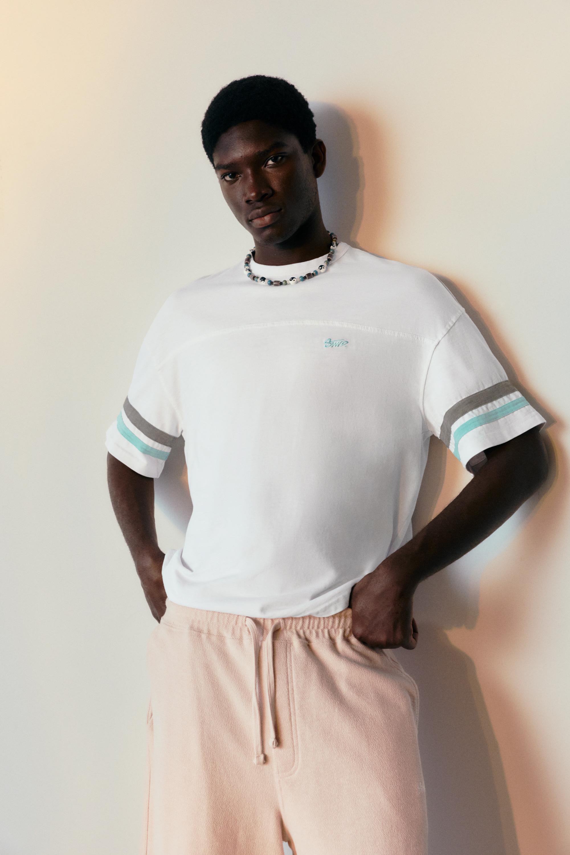 T-Shirt Stwd Às Riscas