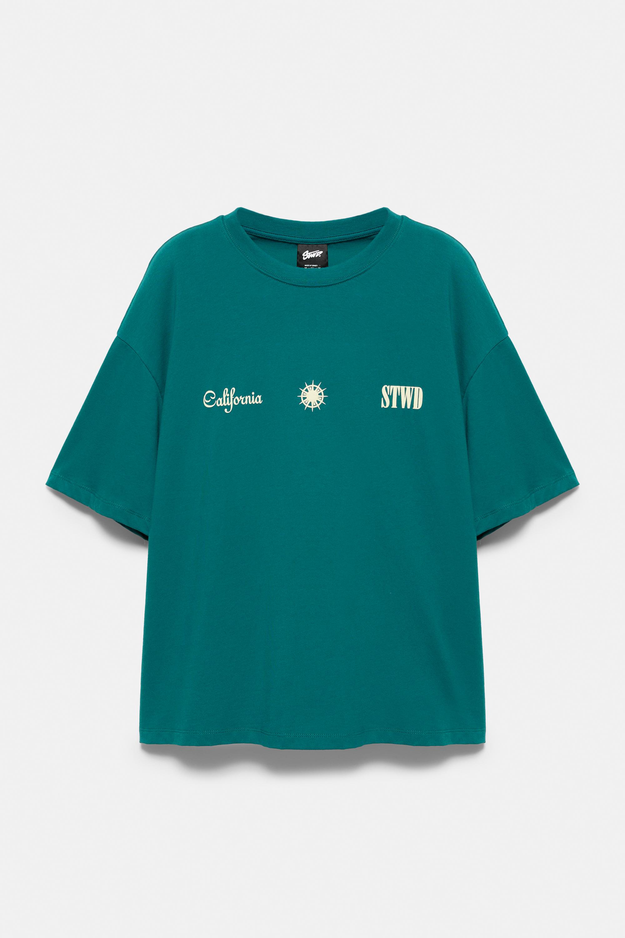 STWD boxy T-shirt — Green