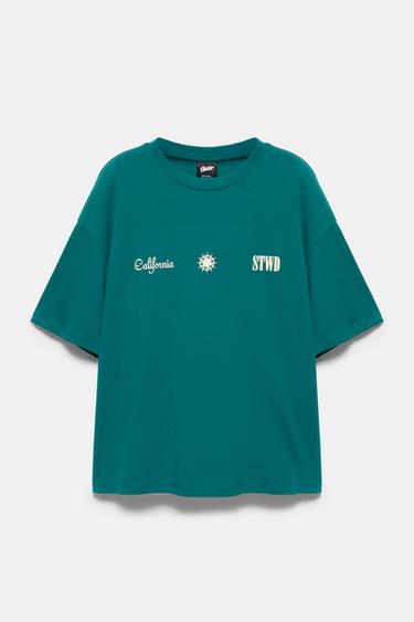 STWD boxy T-shirt — Green 3