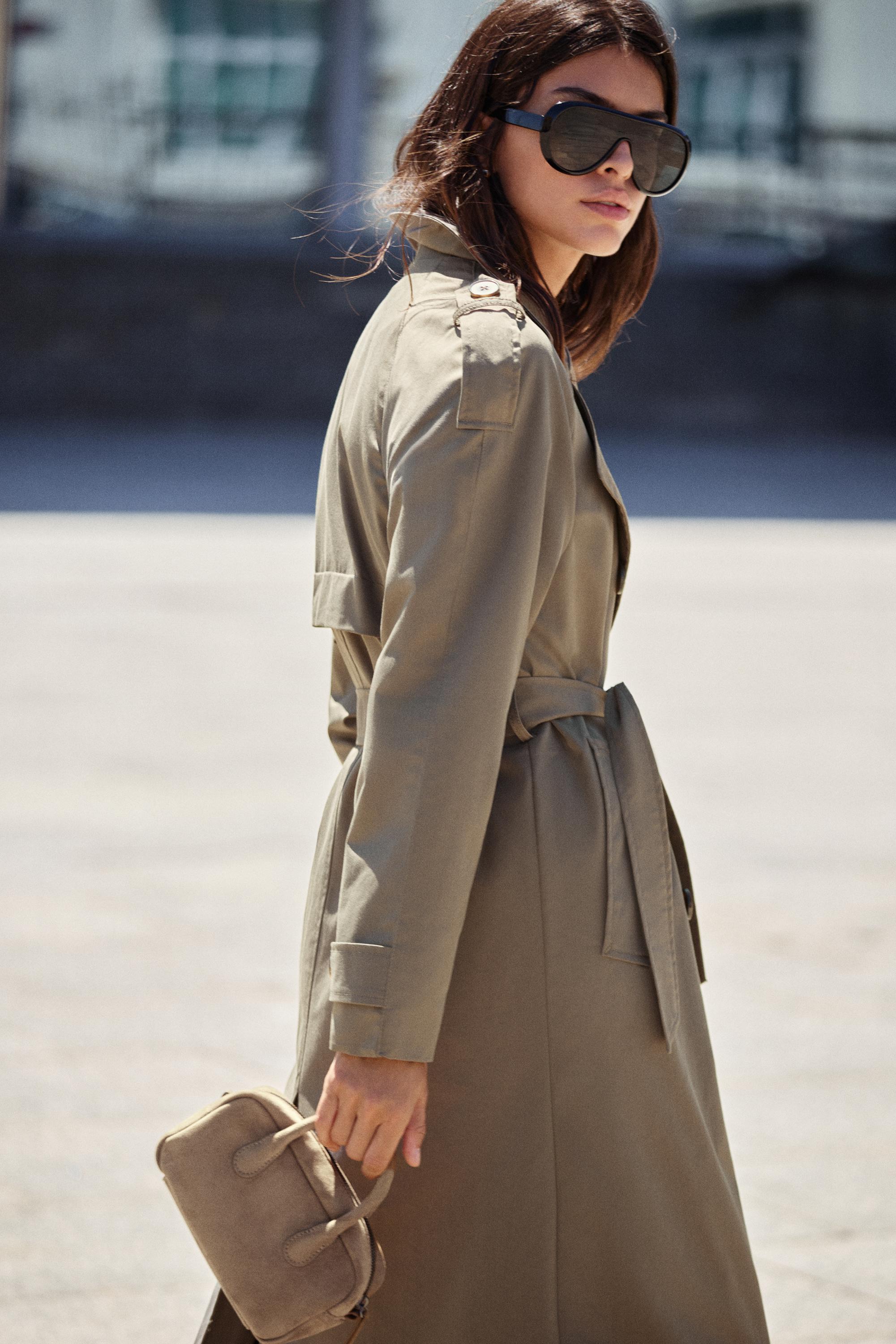 Trench coat — Mole brown