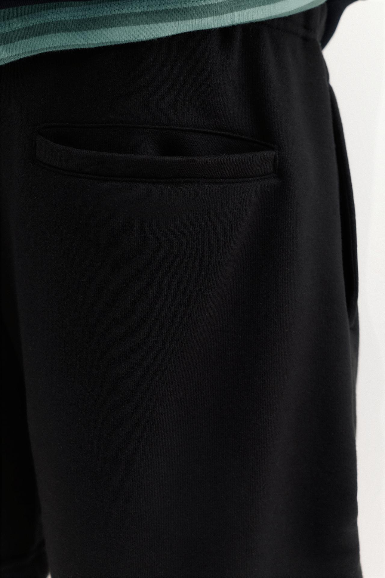 STWD jogger Bermuda shorts — Black