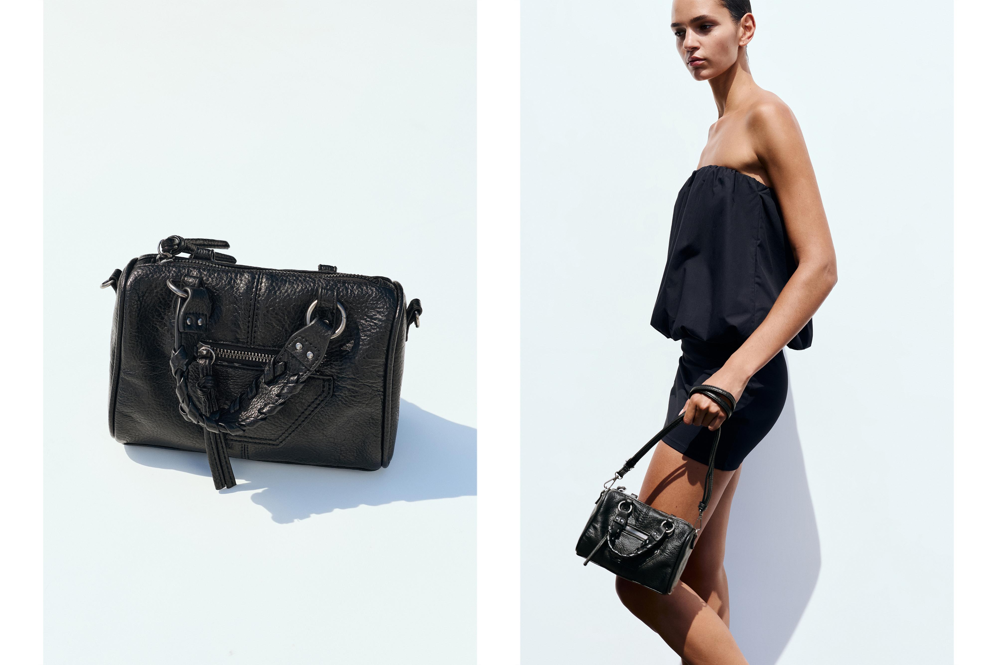 Studded crossbody bag — Black