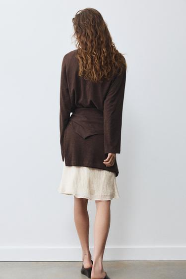Long sleeve raglan T-shirt — Brown 2
