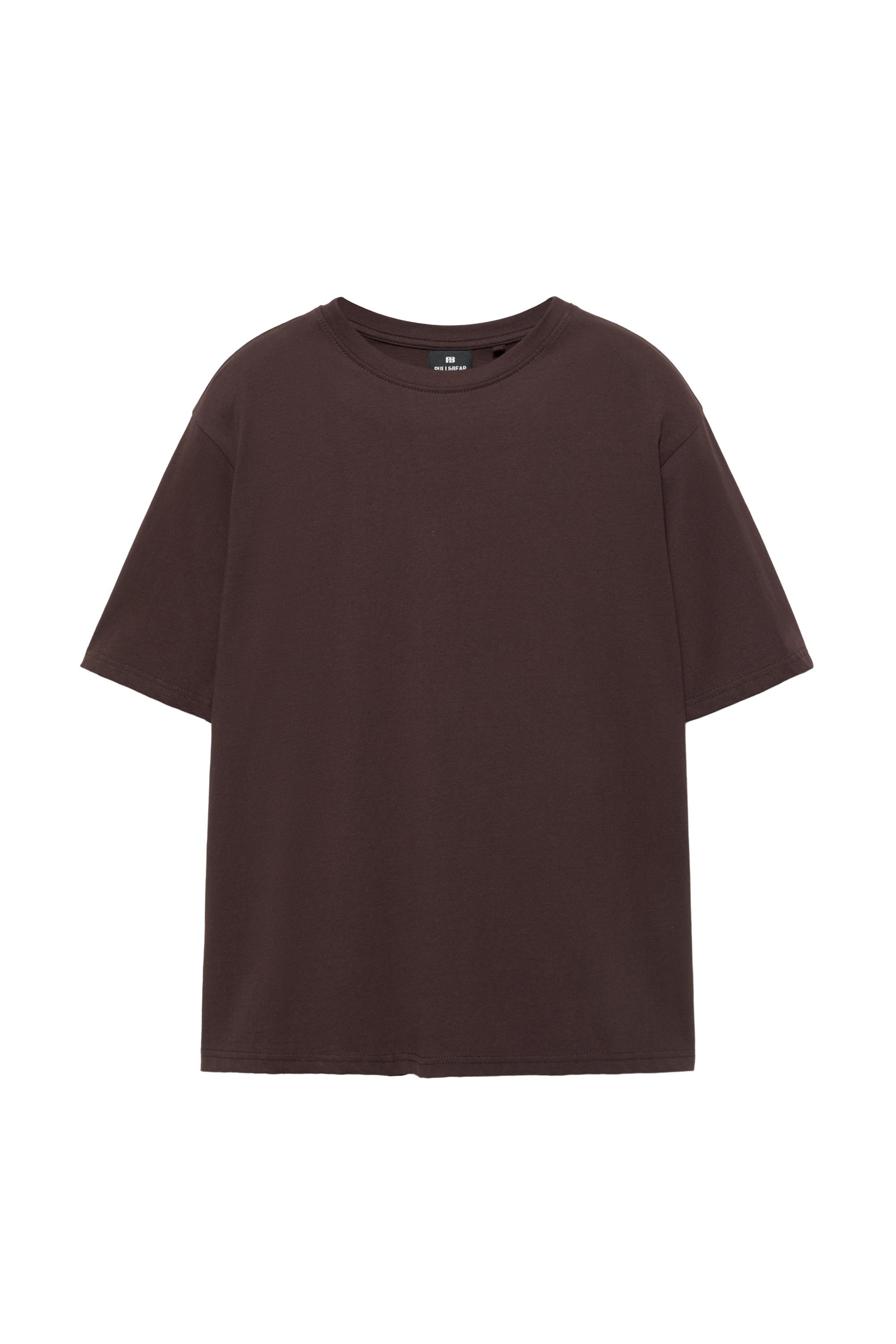 Basic kısa kollu pamuklu tişört - Görsel 134