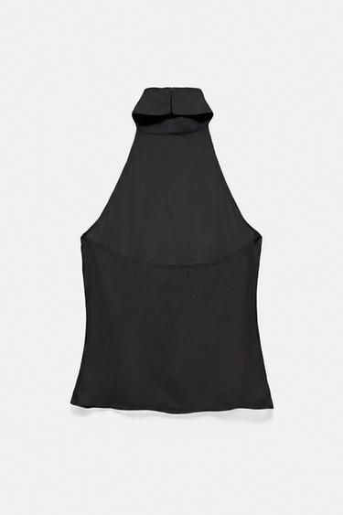 Flowing halter top — Black 7