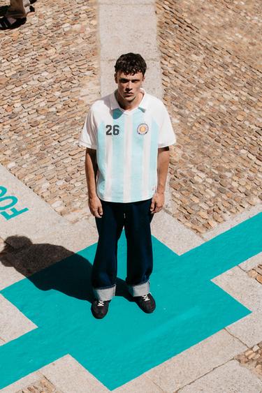 Argentina FIFA WORLD CUP 26™ polo shirt — Off white 2