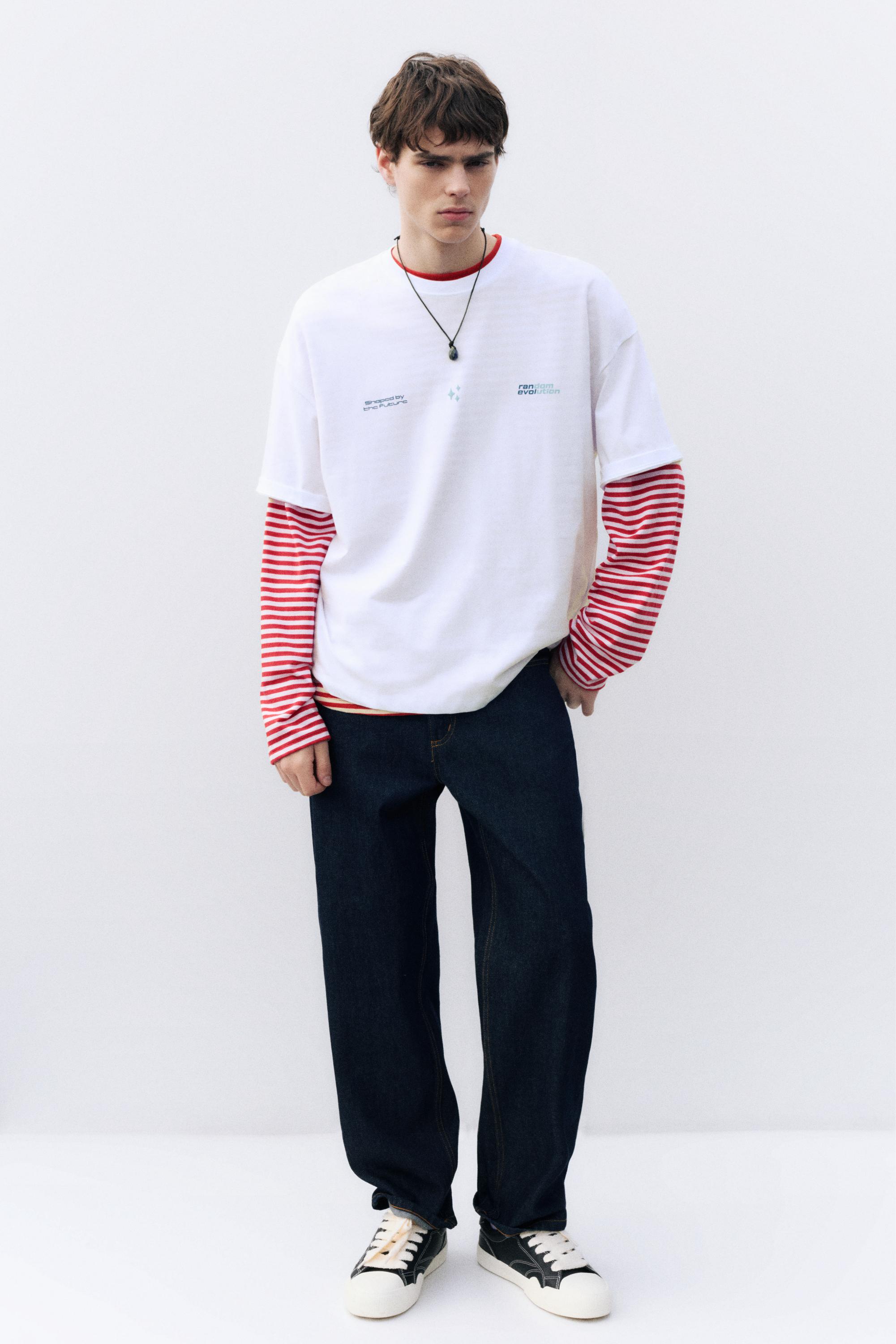 STWD boxy graphic T-shirt — White