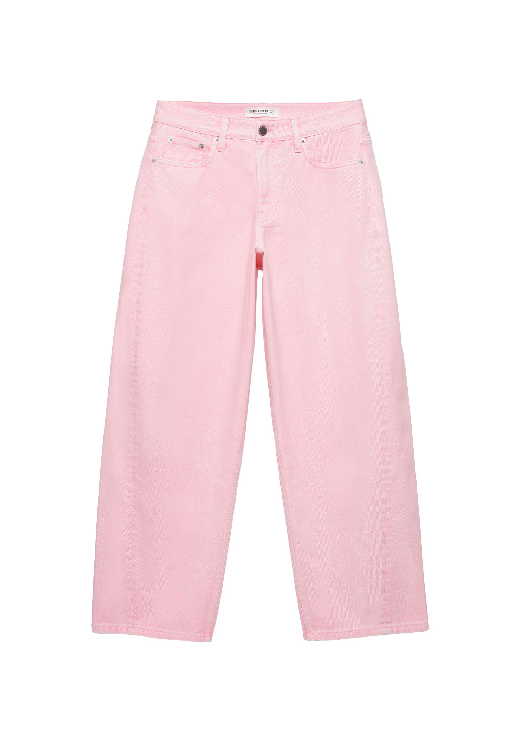 Pink barrel jeans — Pink