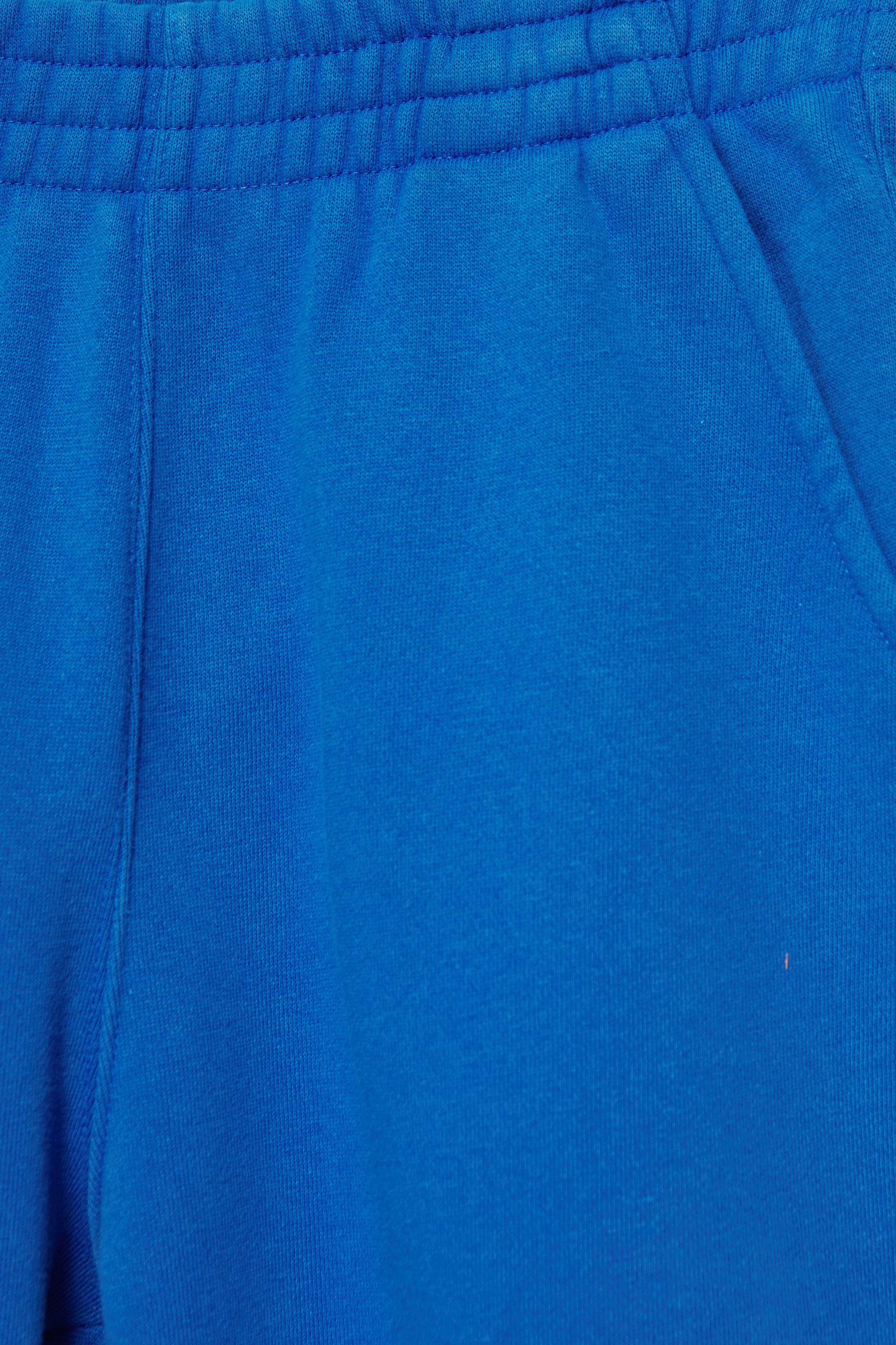 Barrel-leg joggers — Deep blue