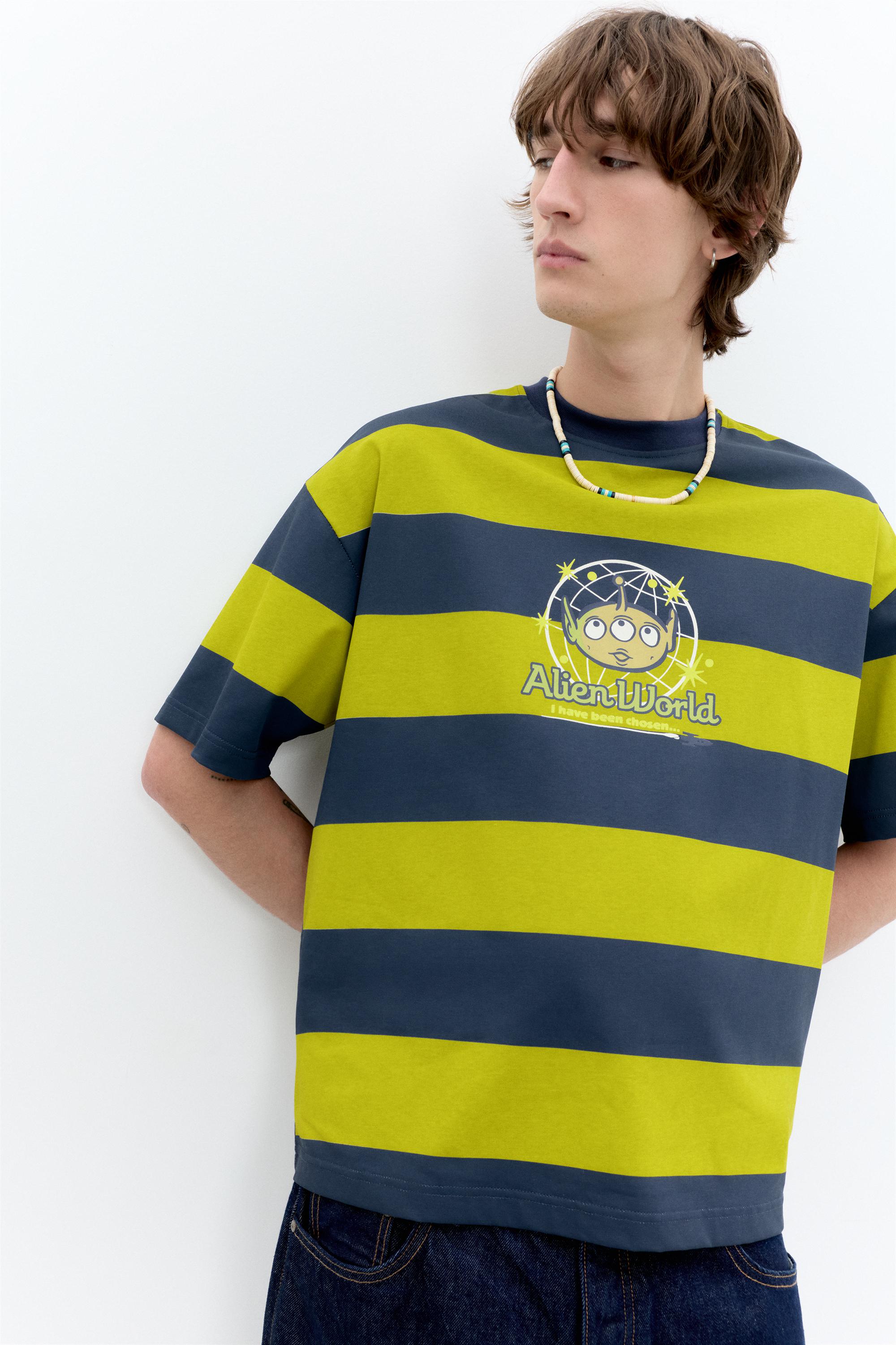 Toy Story striped T-shirt — Lime
