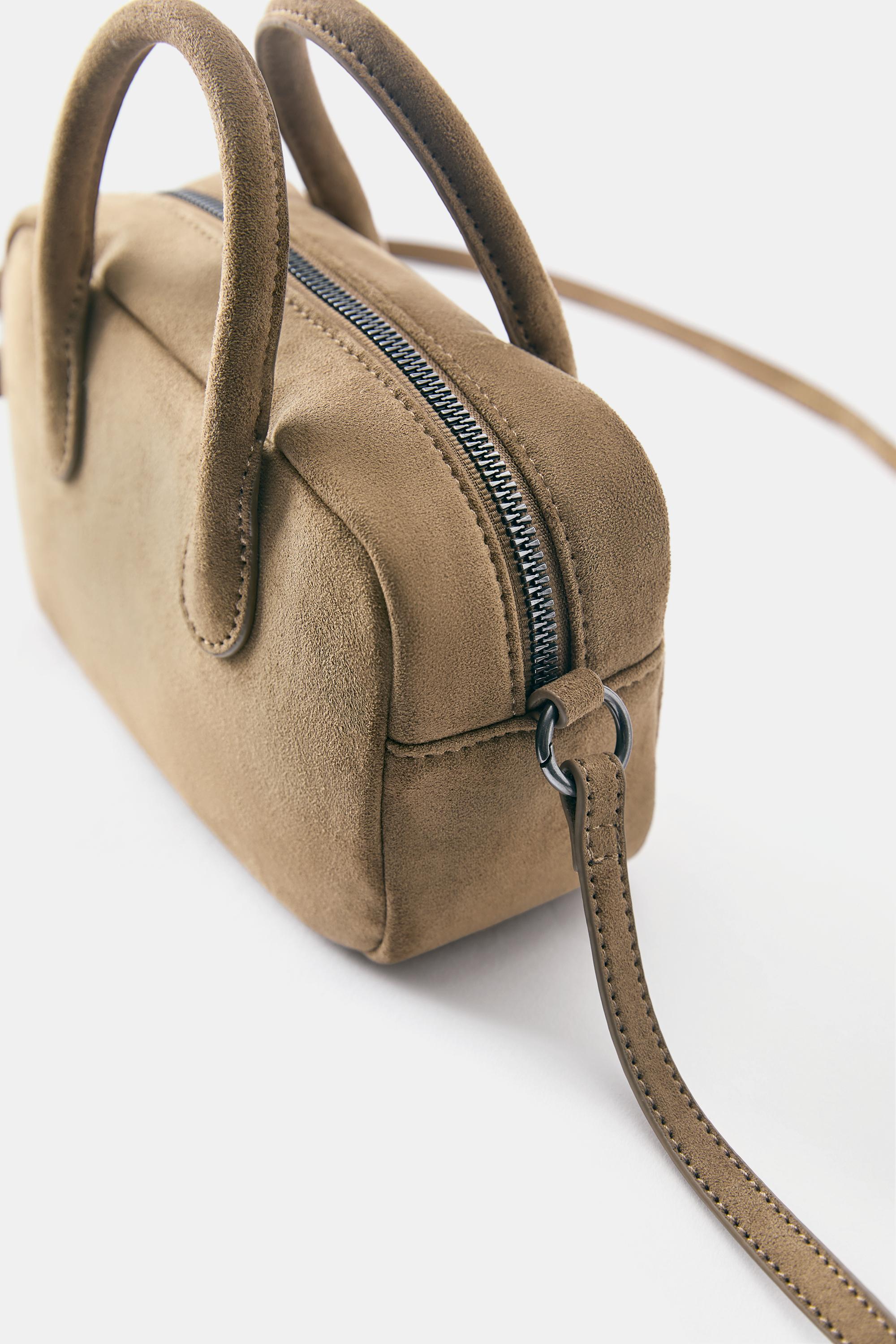 Mini crossbody bag — Camel