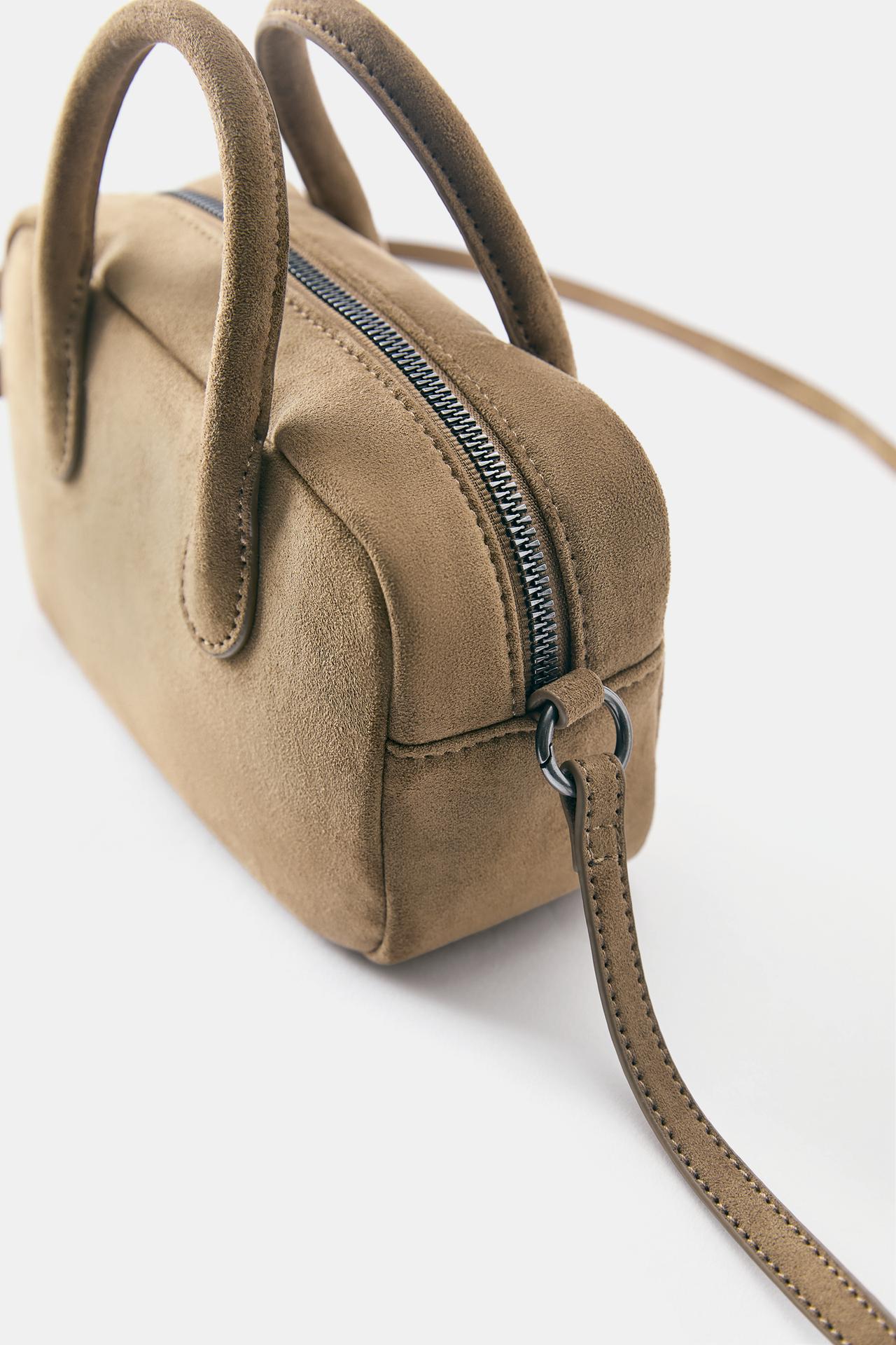 Mini crossbody bag — Camel