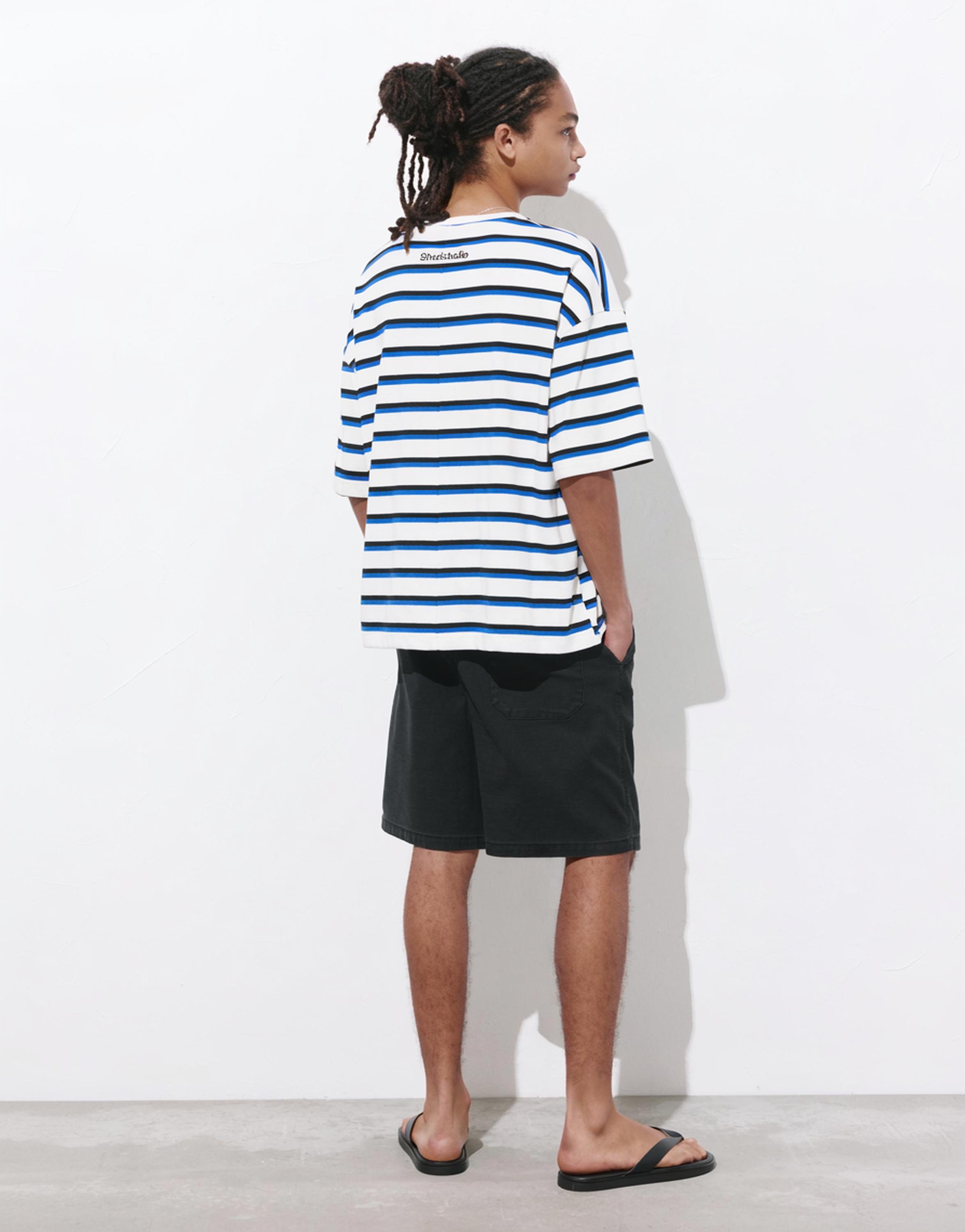 Bermuda sweat shorts — Black