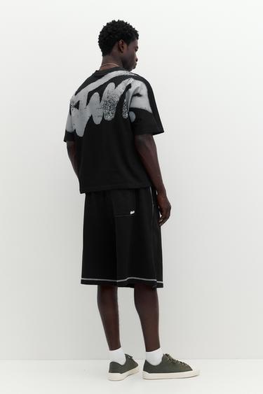 STWD graffiti logo T-shirt — Black 3