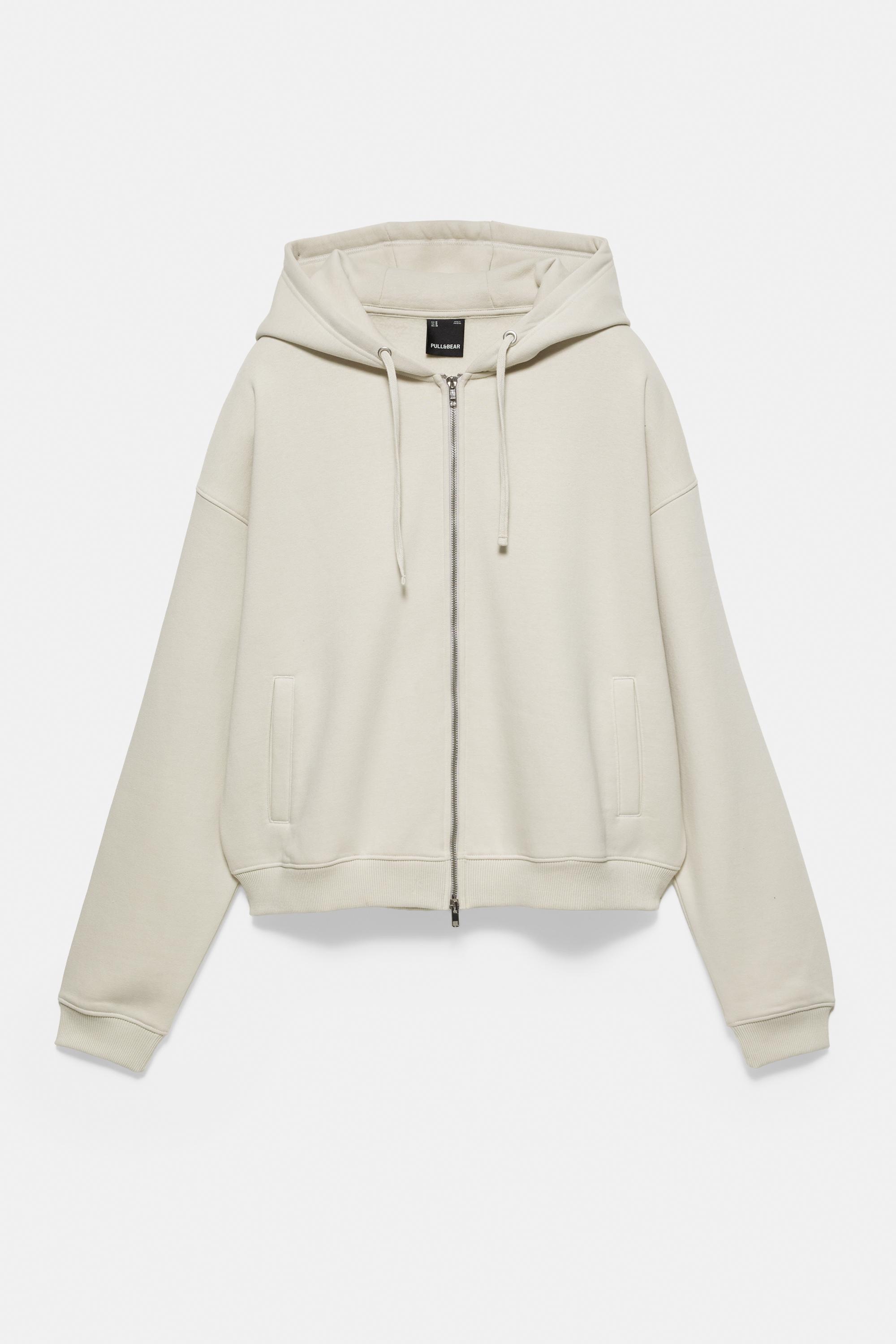 Zip-up hoodie — Ash