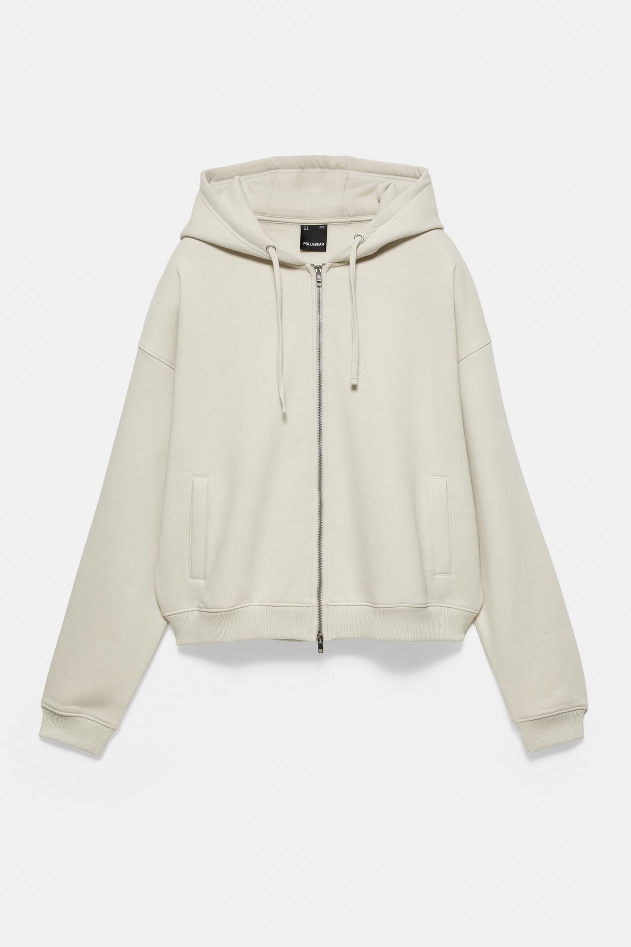 Zip-up hoodie — Ash