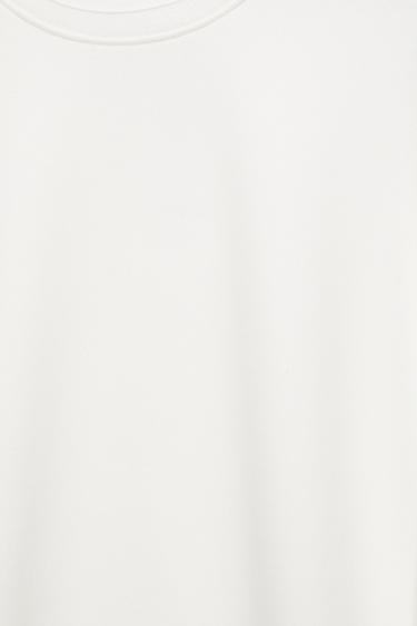 Relaxed fit round neck sweatshirt — Off white 7