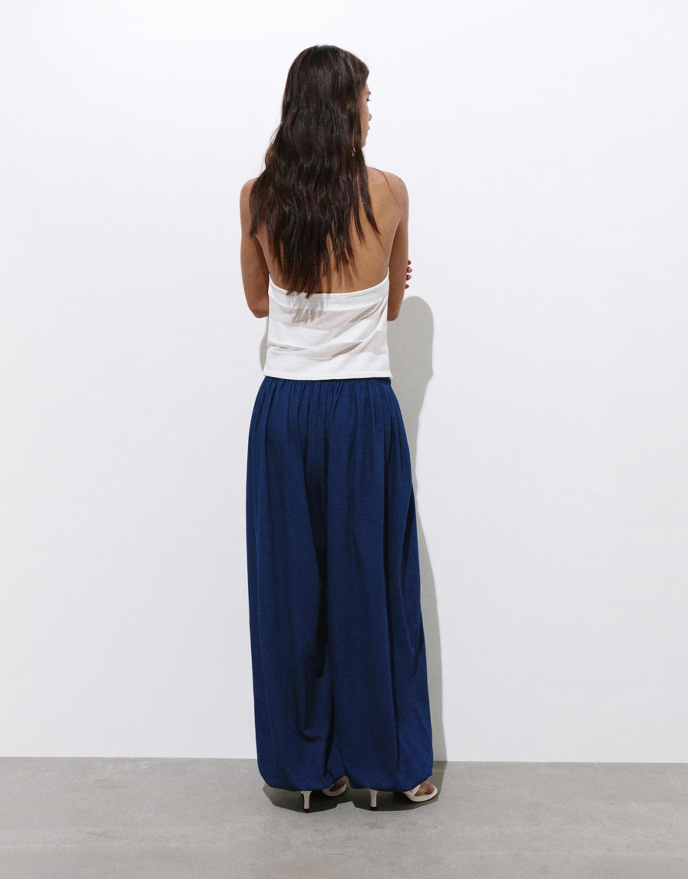 Sarouel trousers — Dark blue