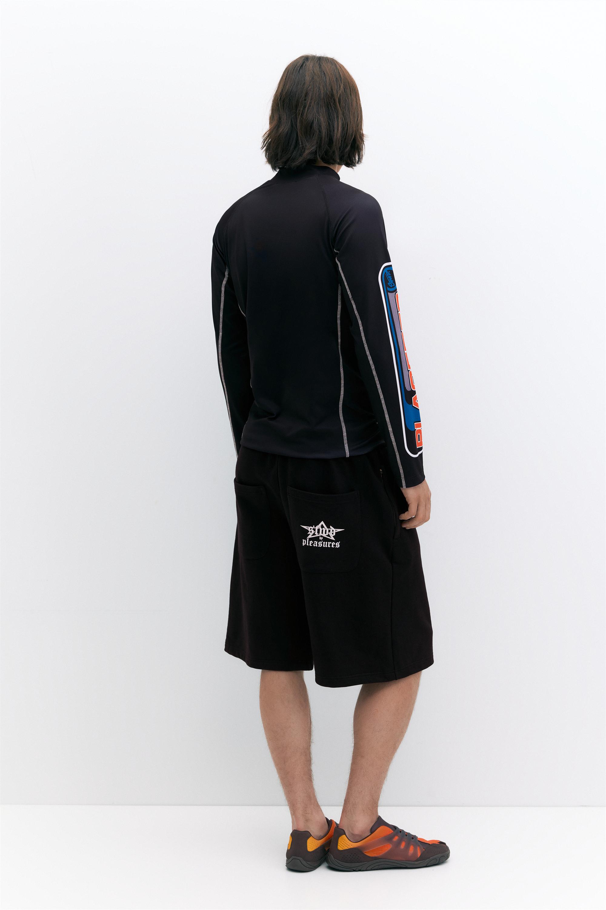 Pleasures x STWD high neck T-shirt — Black
