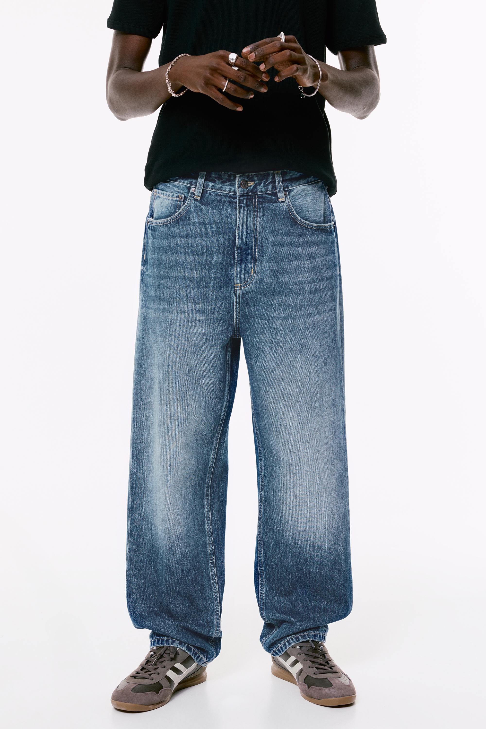 Baggy jeans — Medium blue