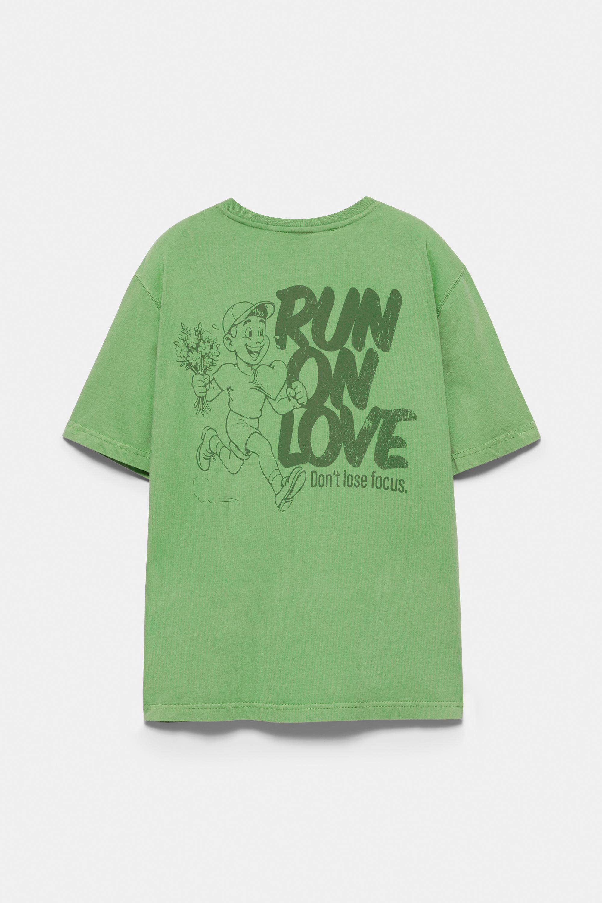 Regular fit graphic pocket T-shirt — Green