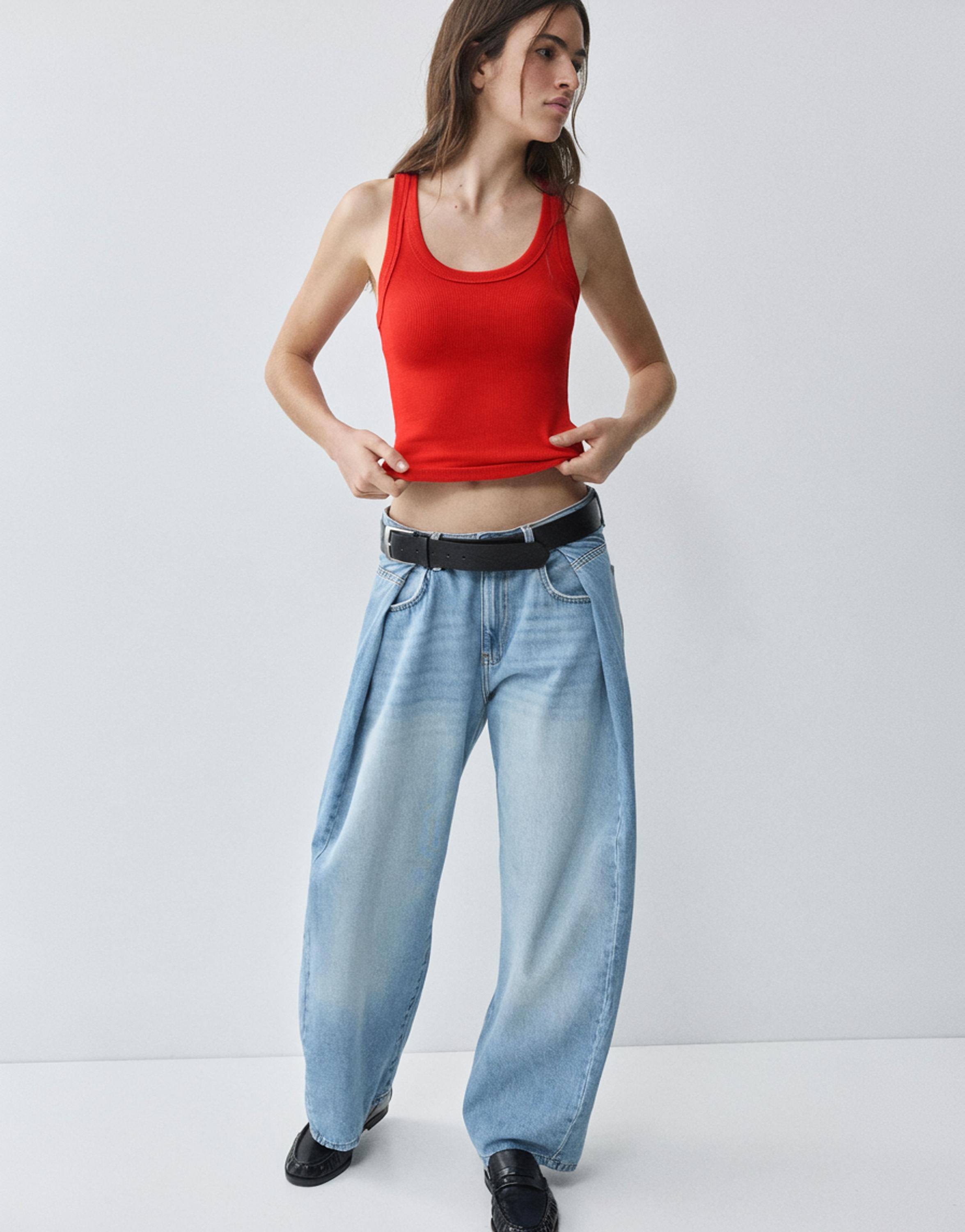 Basic tank top — Red
