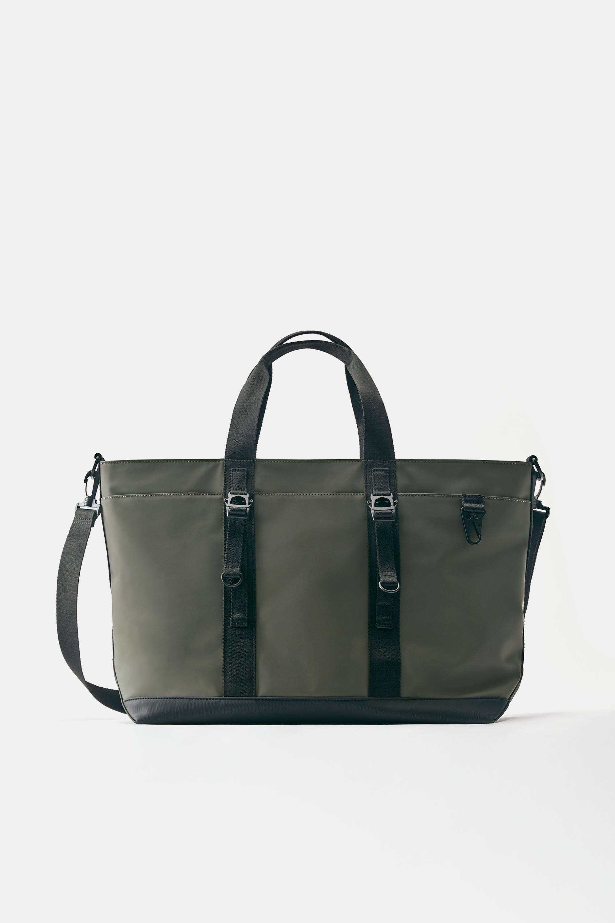 Technical shopper bag — Khaki