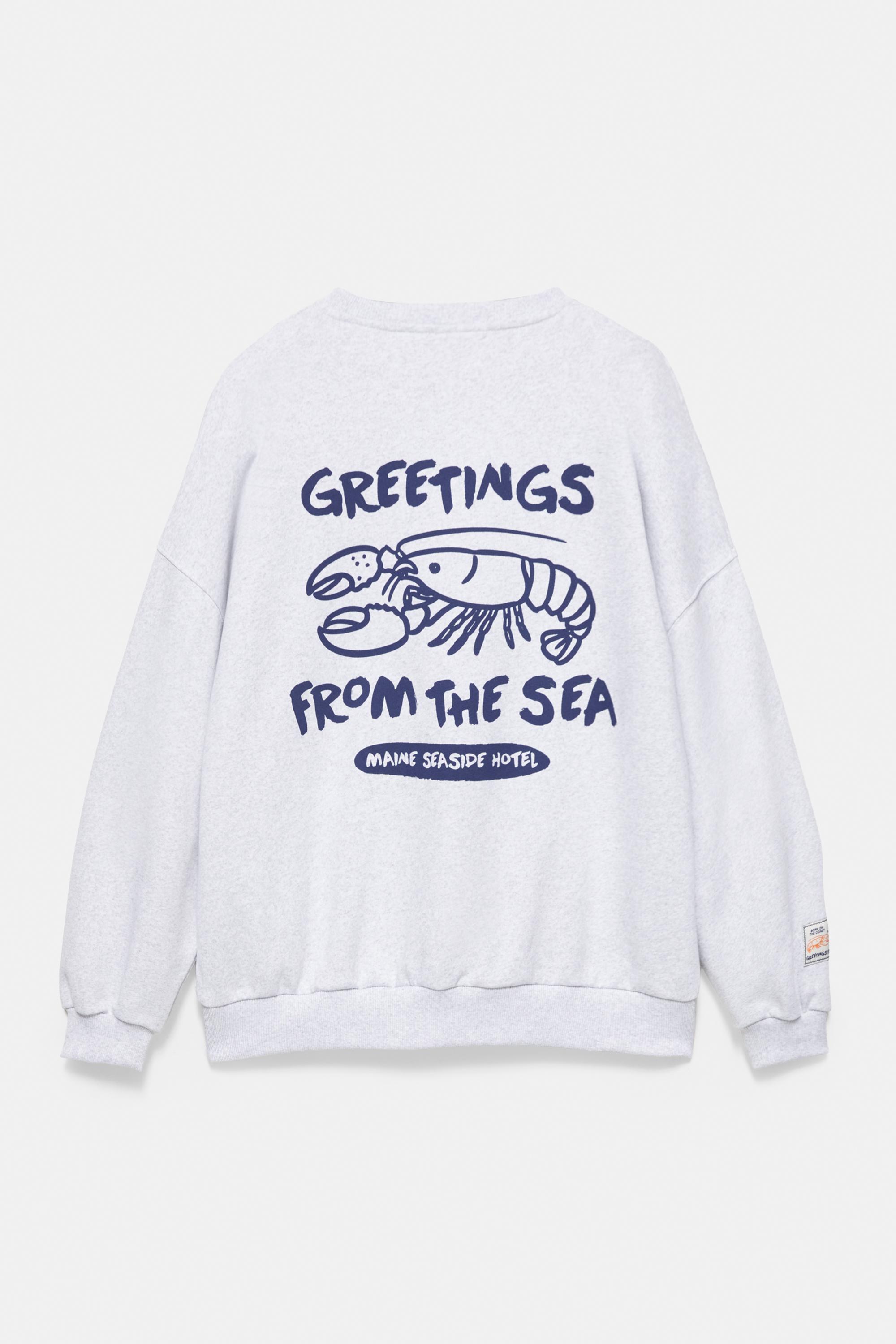Lobster graphic sweatshirt