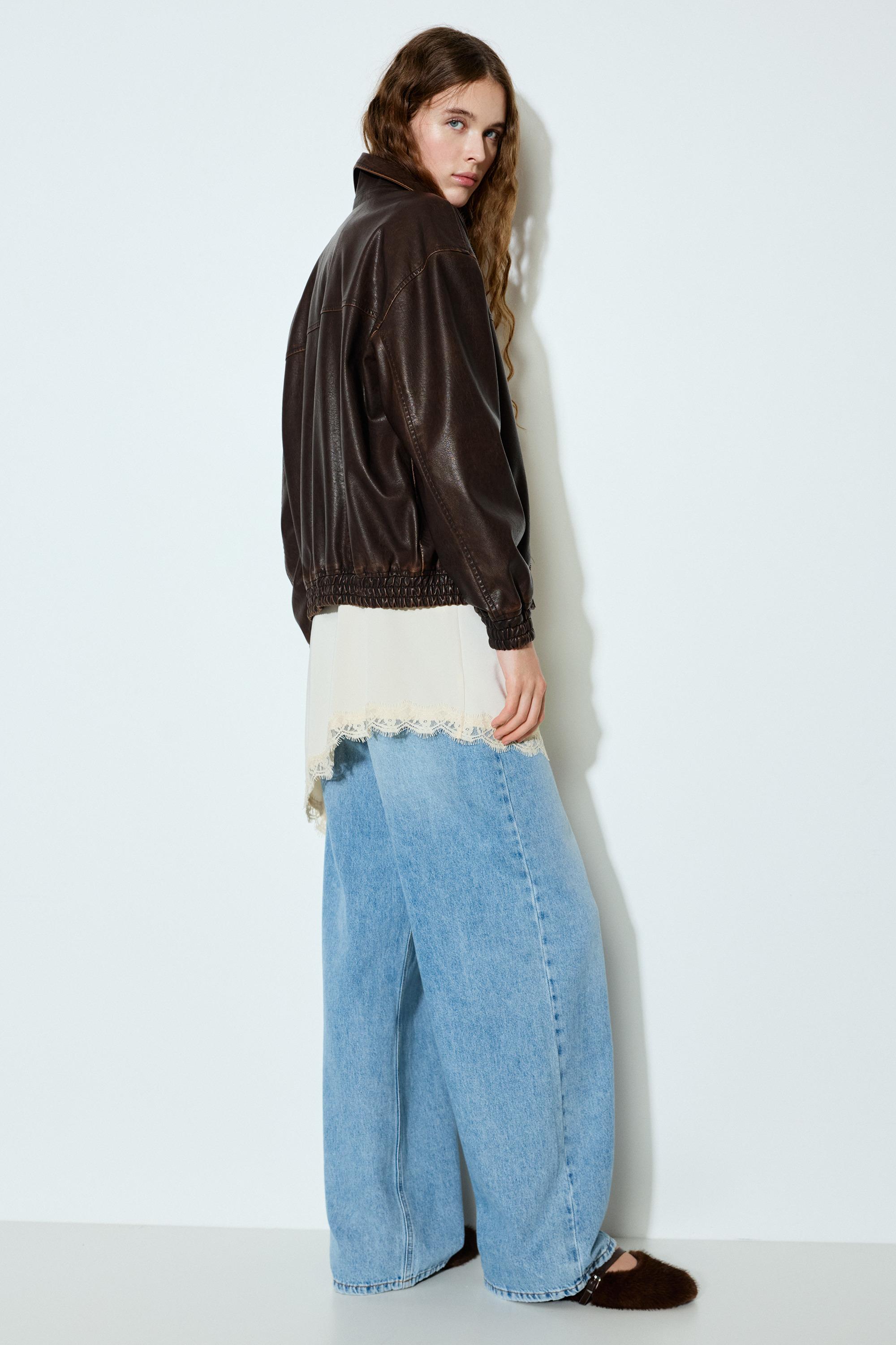 Suni Deri Baba Kesim Ceket - Görsel 132