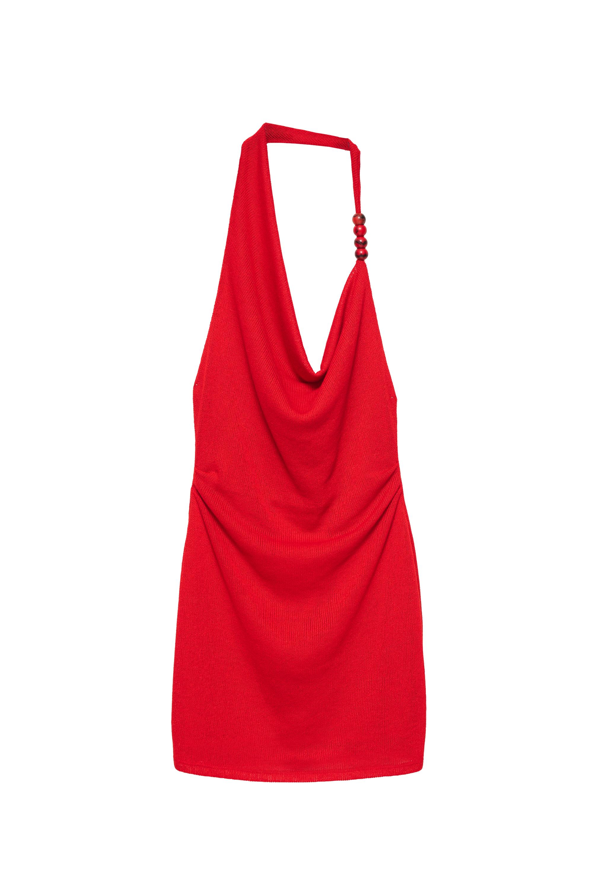 Pull&Bear Kırmızı kısa elbise görsel 8