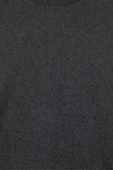 Soft-touch darted T-shirt — Anthracite grey 6