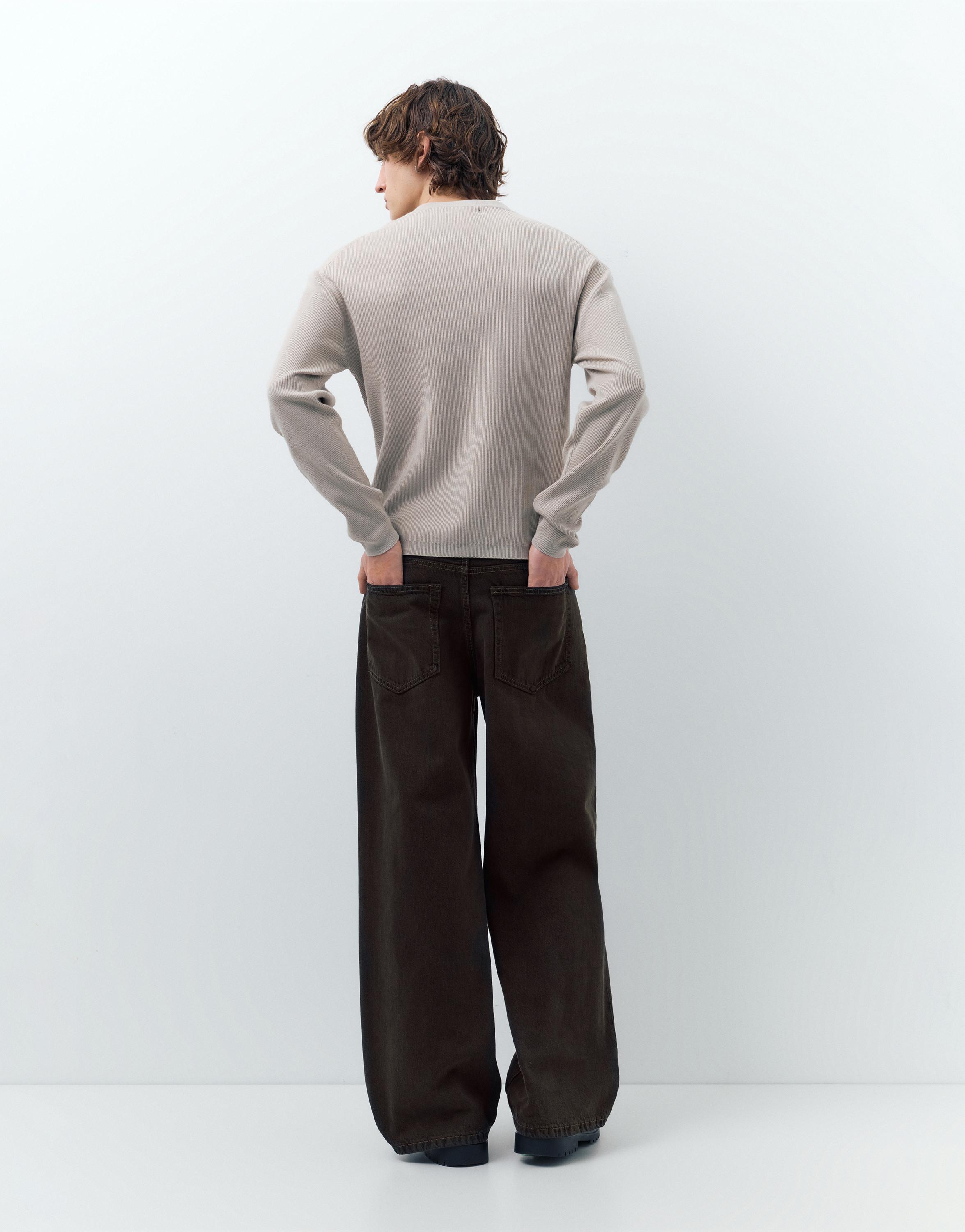 Wide-leg jeans — Rust