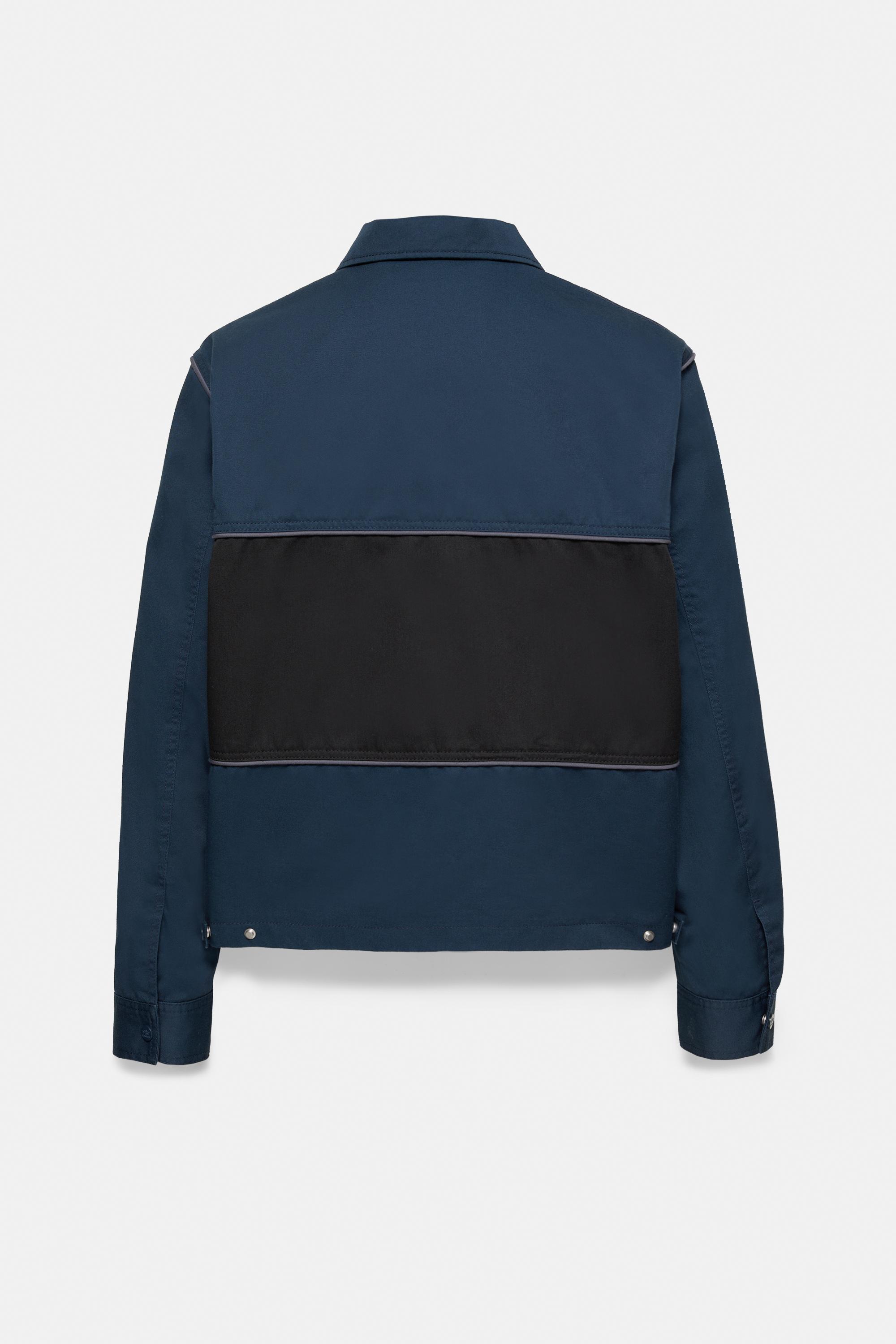 Pleasures x STWD panelled jacket — Dark navy