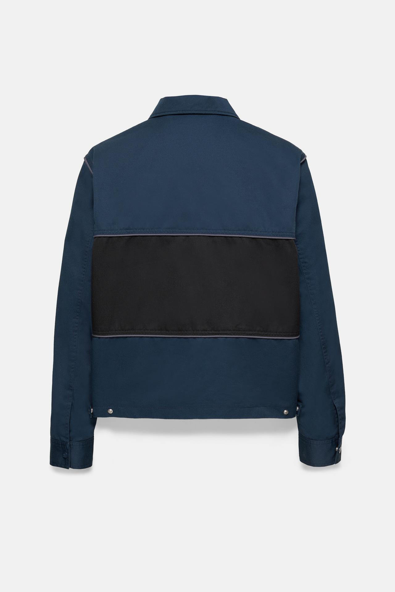 Pleasures x STWD panelled jacket — Dark navy