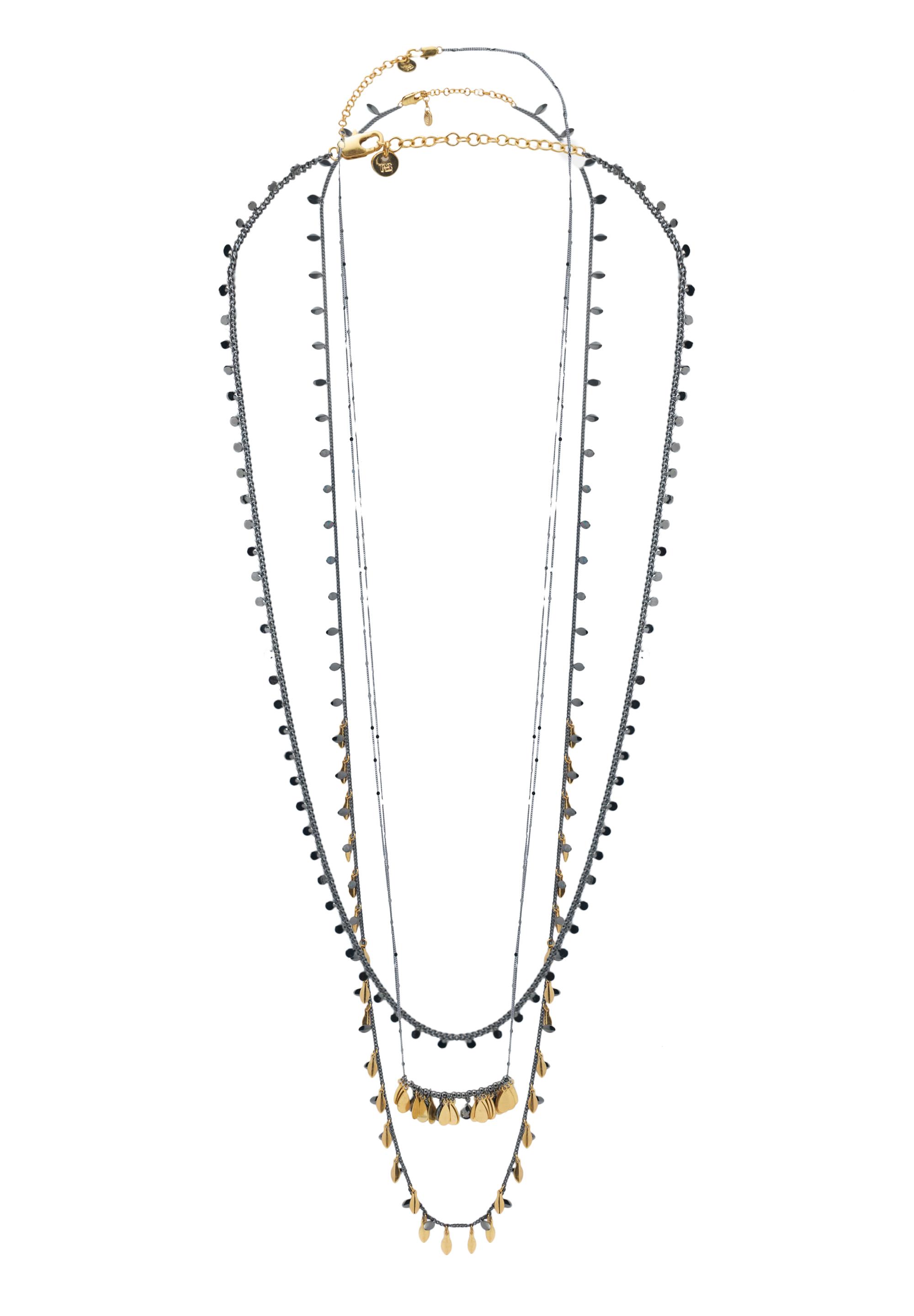 Pack of 3 necklaces — Grey
