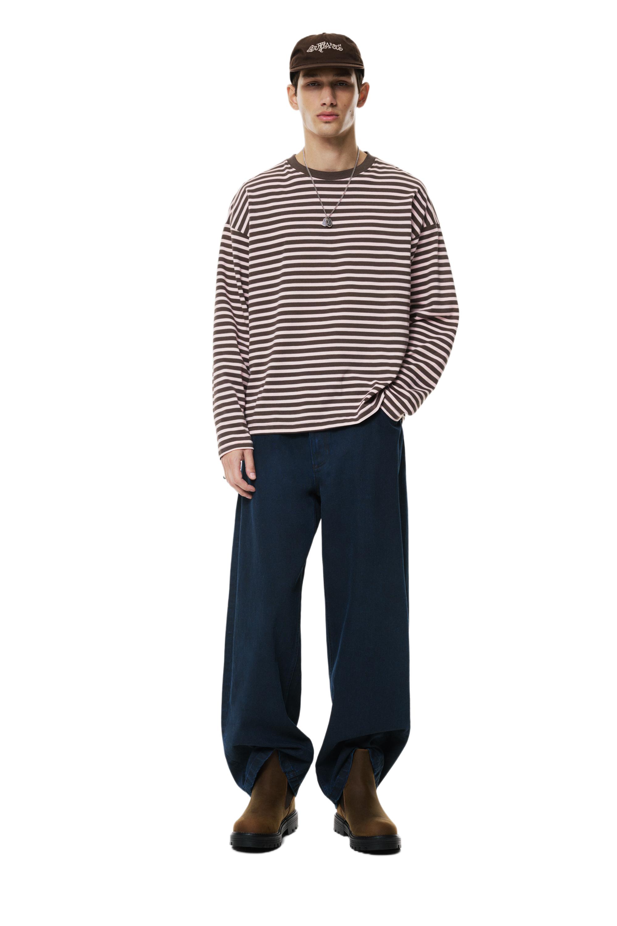 Çizgili uzun kollu t-shirt - Görsel 15