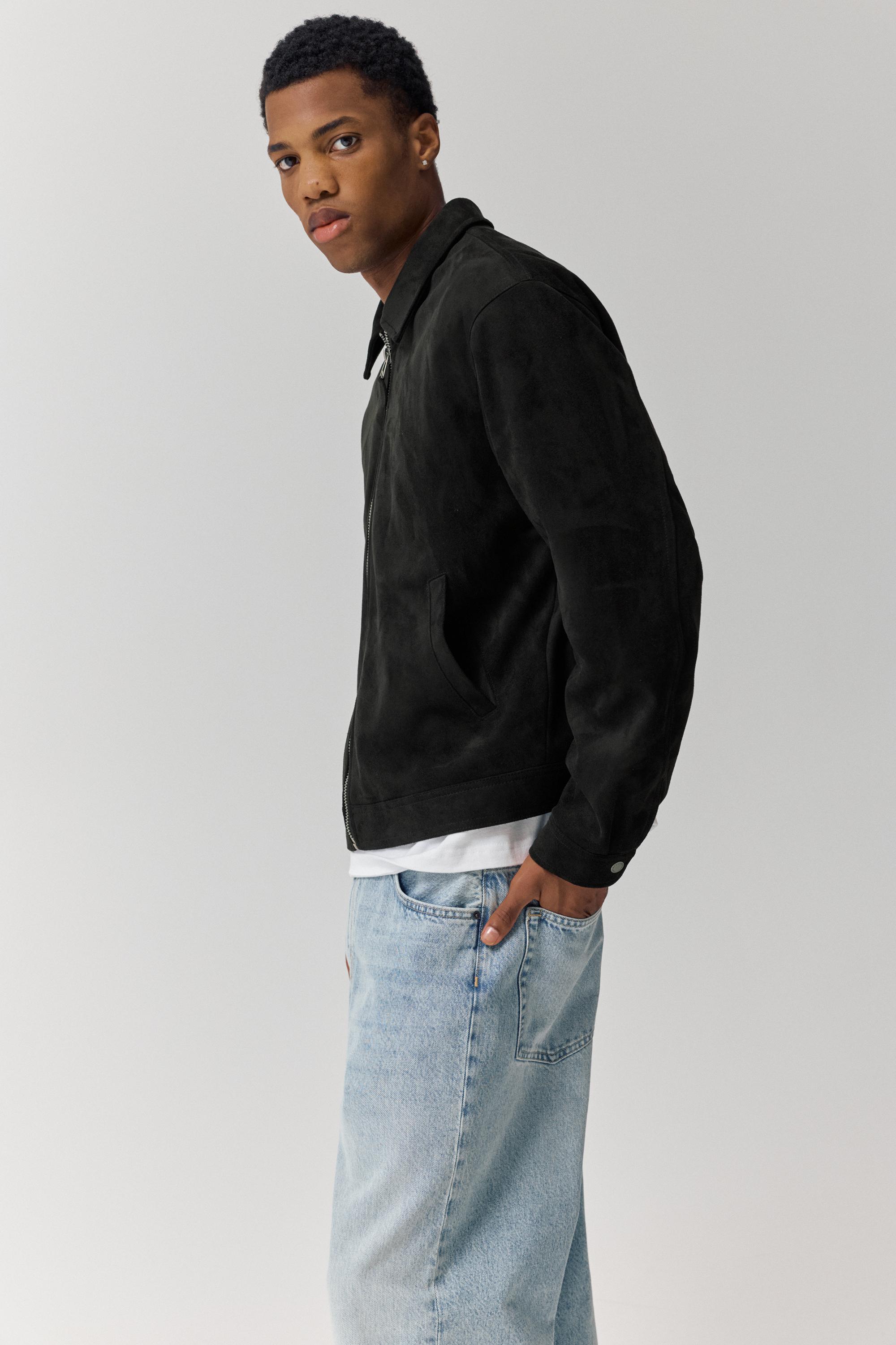 Suni süet ceket - Görsel 22