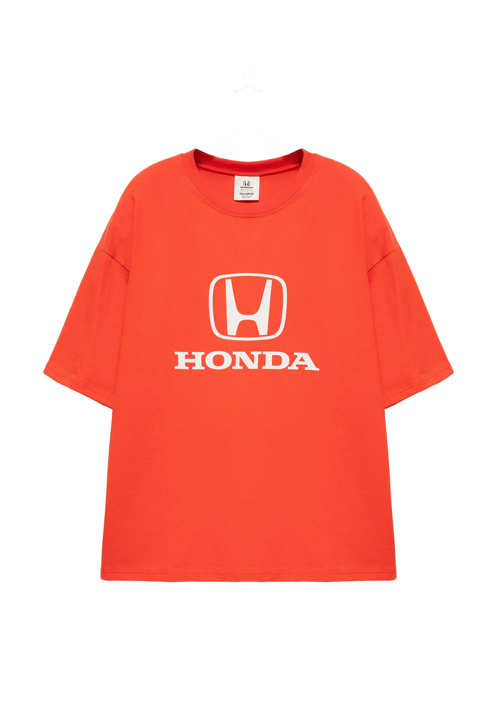 Relaxed fit Honda logo T-shirt — Red