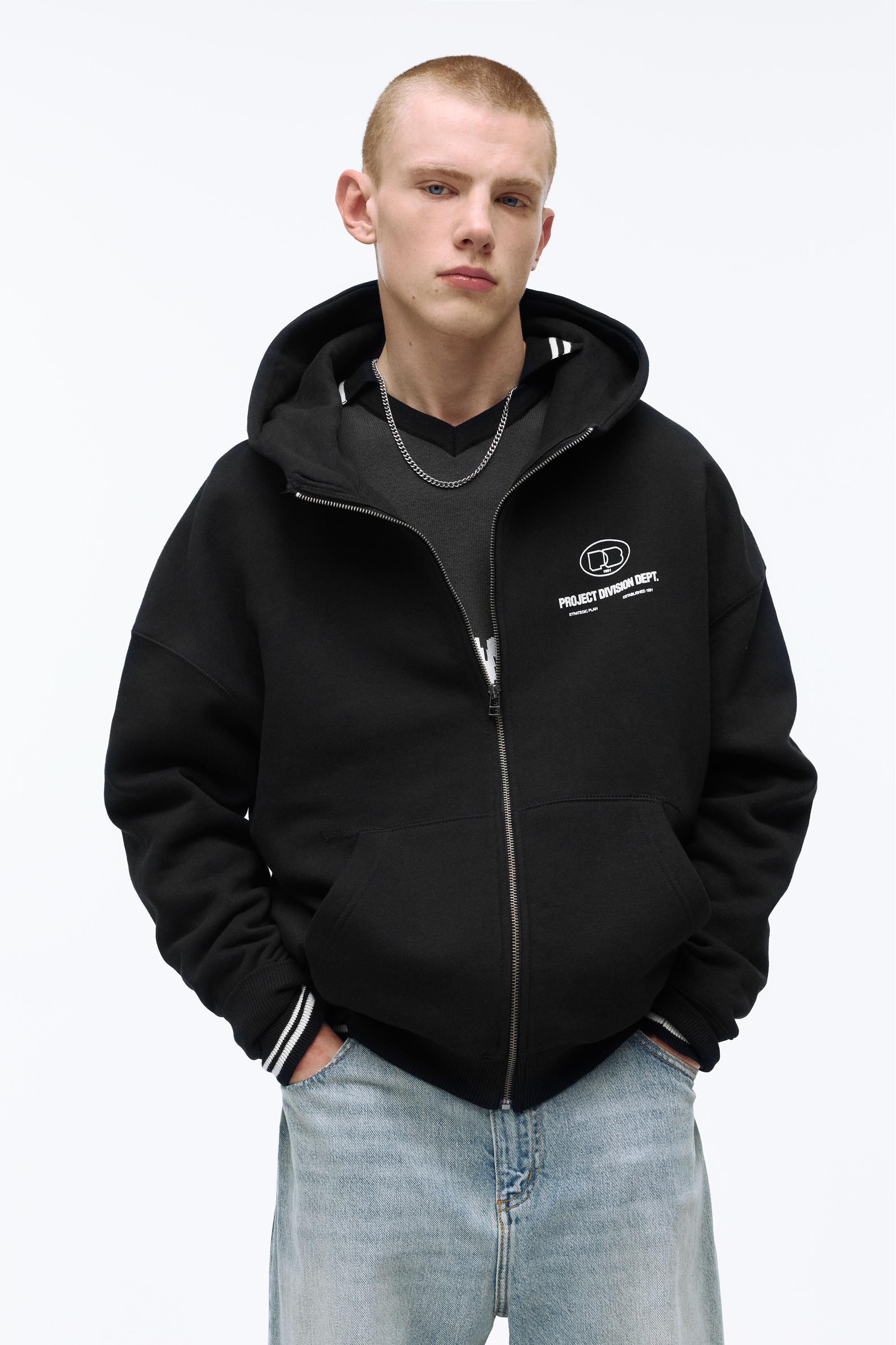 Fermuarlı kapüşonlu sweatshirt - Görsel 11